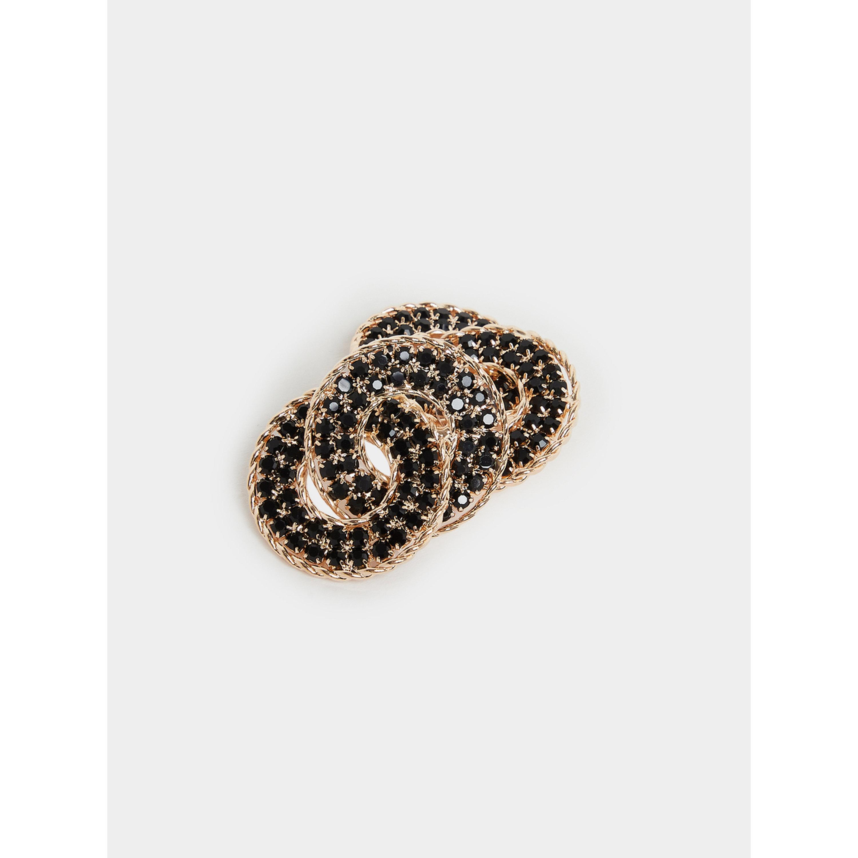 أقراط صغيرة بتفاصيل ديامانت-women-watchesandjewellery-jewellery-earrings-image-4