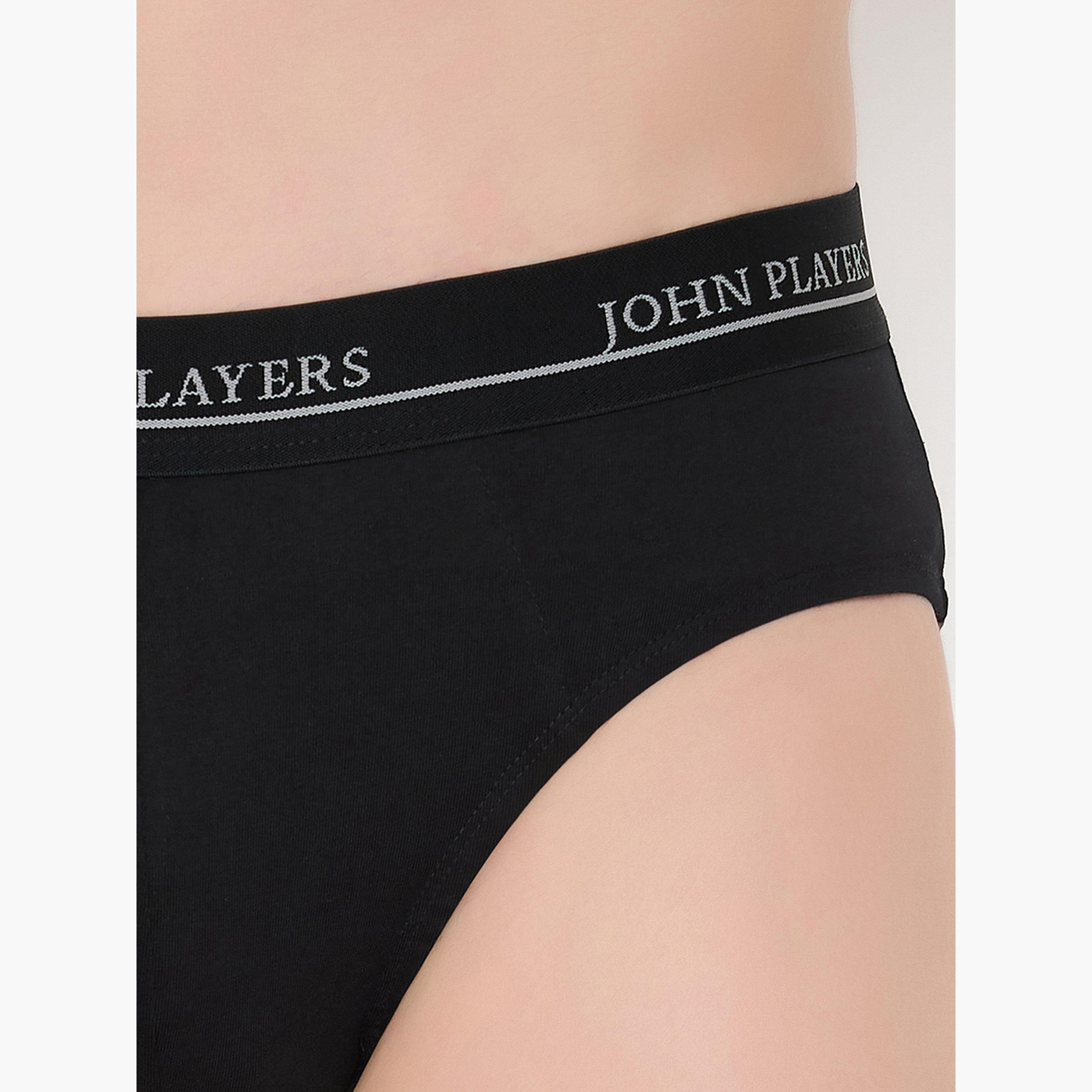 John Player Pack of 2 - Men Solid Briefs - 100% Cotton-men-clothing-innerwear-underwear-image-5