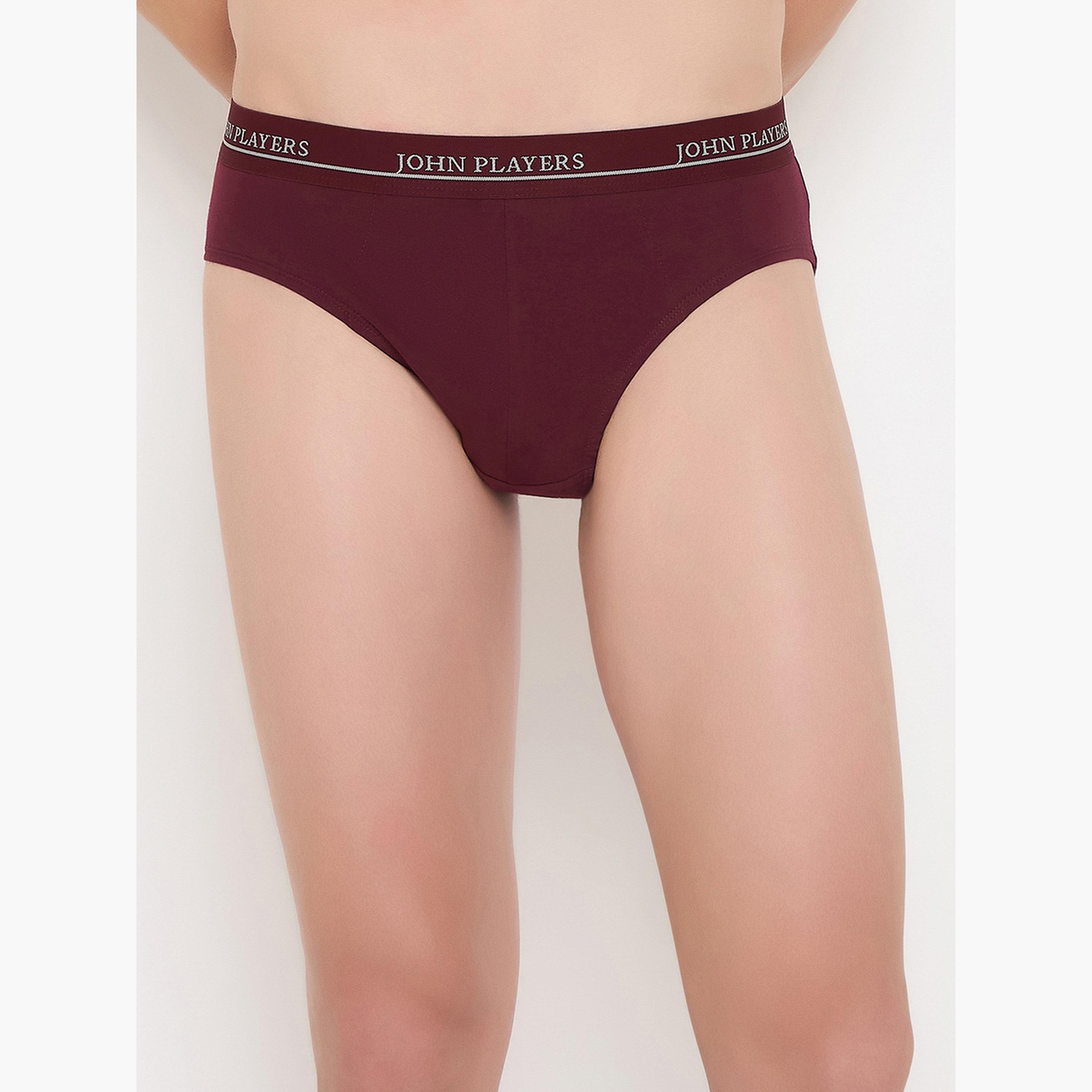 John Player Pack of 2 - Men Solid Briefs - 100% Cotton-men-clothing-innerwear-underwear-image-6