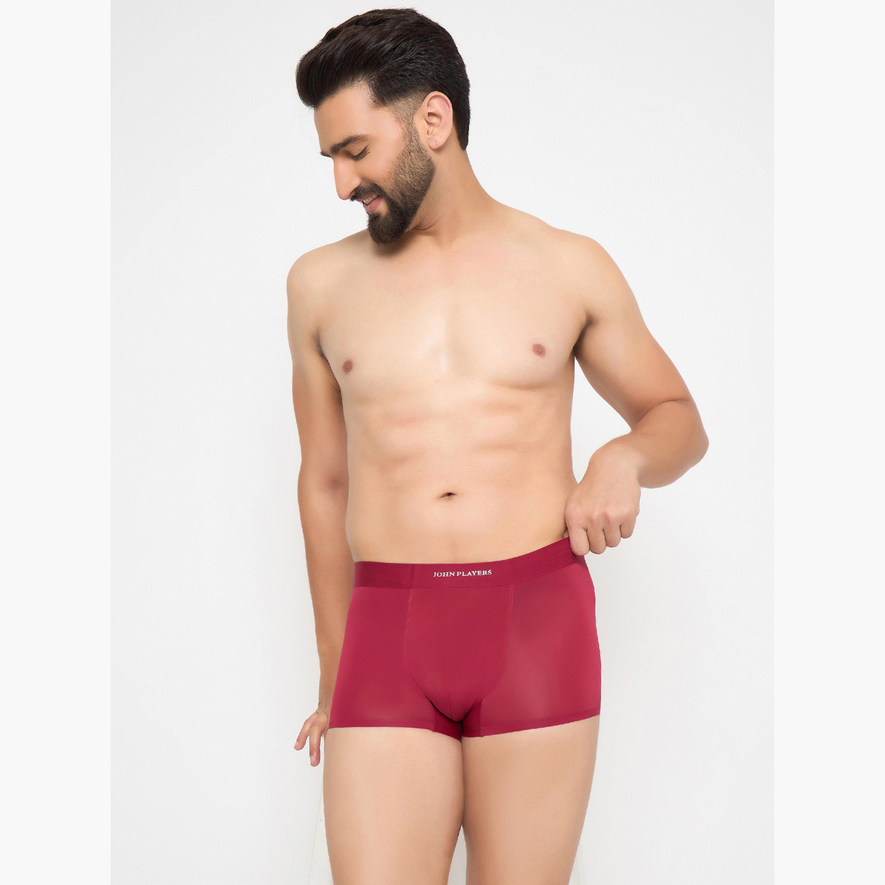John Player Pack of 2 - Men Modern Bonded Trunks-men-clothing-innerwear-underwear-image-2