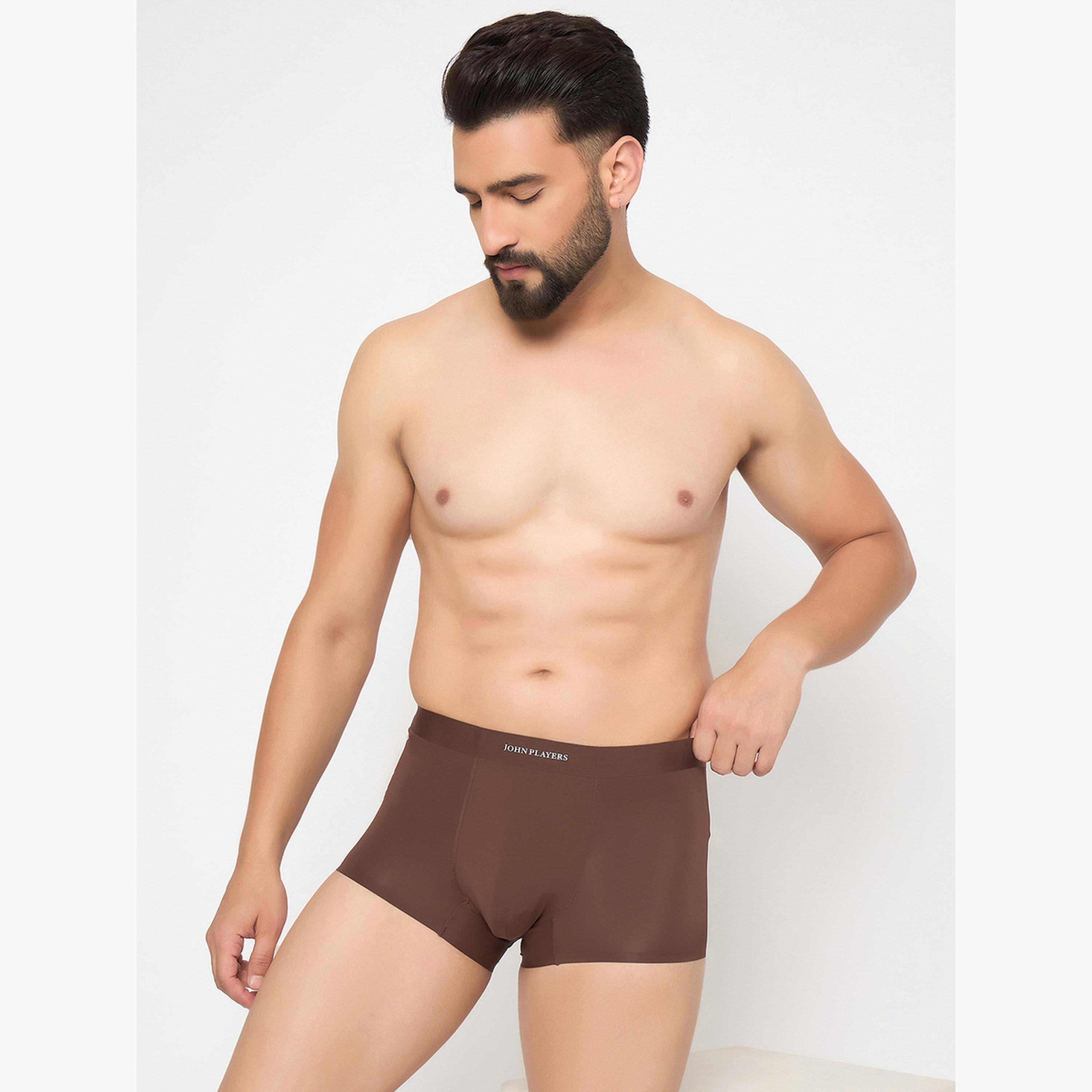 John Player Pack of 2 - Men Modern Bonded Trunks-men-clothing-innerwear-underwear-image-2