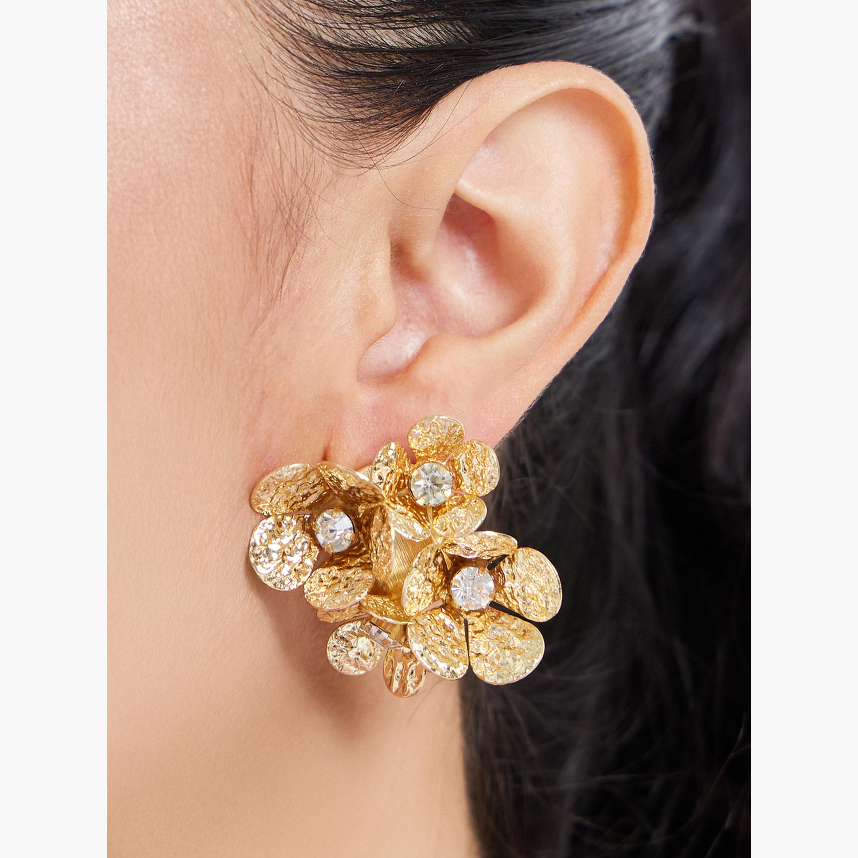 أقراط صغيرة على شكل زهرة-women-watchesandjewellery-jewellery-earrings-image-2