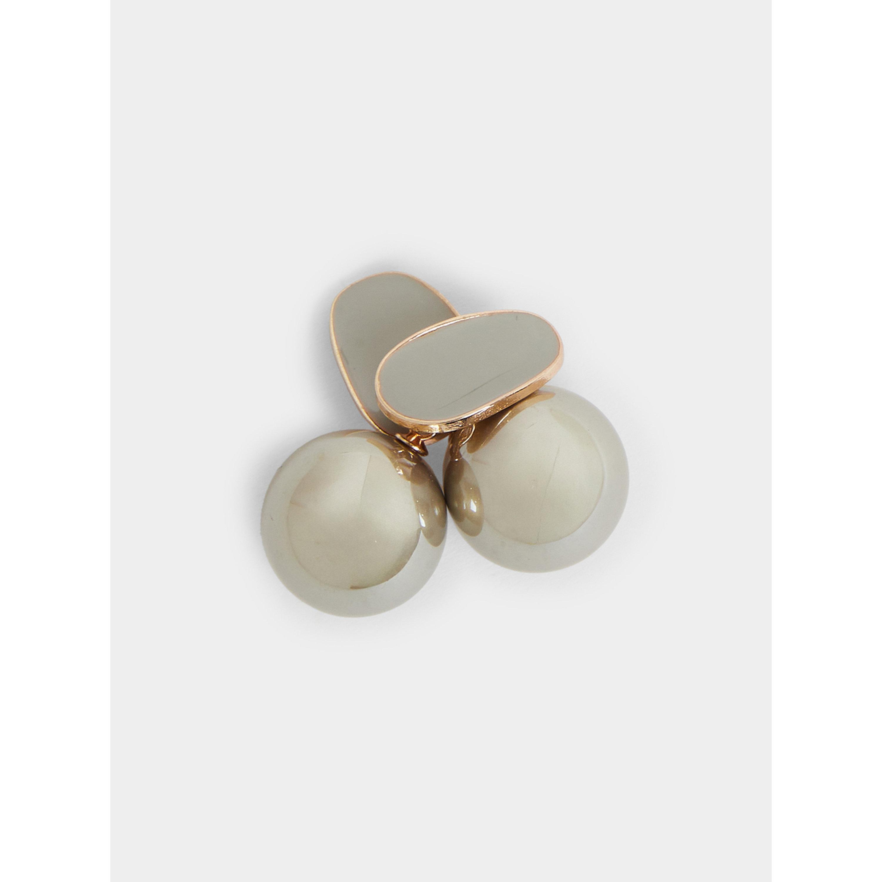 أقراط متدلية بحجر وحواف ذهبية-women-watchesandjewellery-jewellery-earrings-image-4