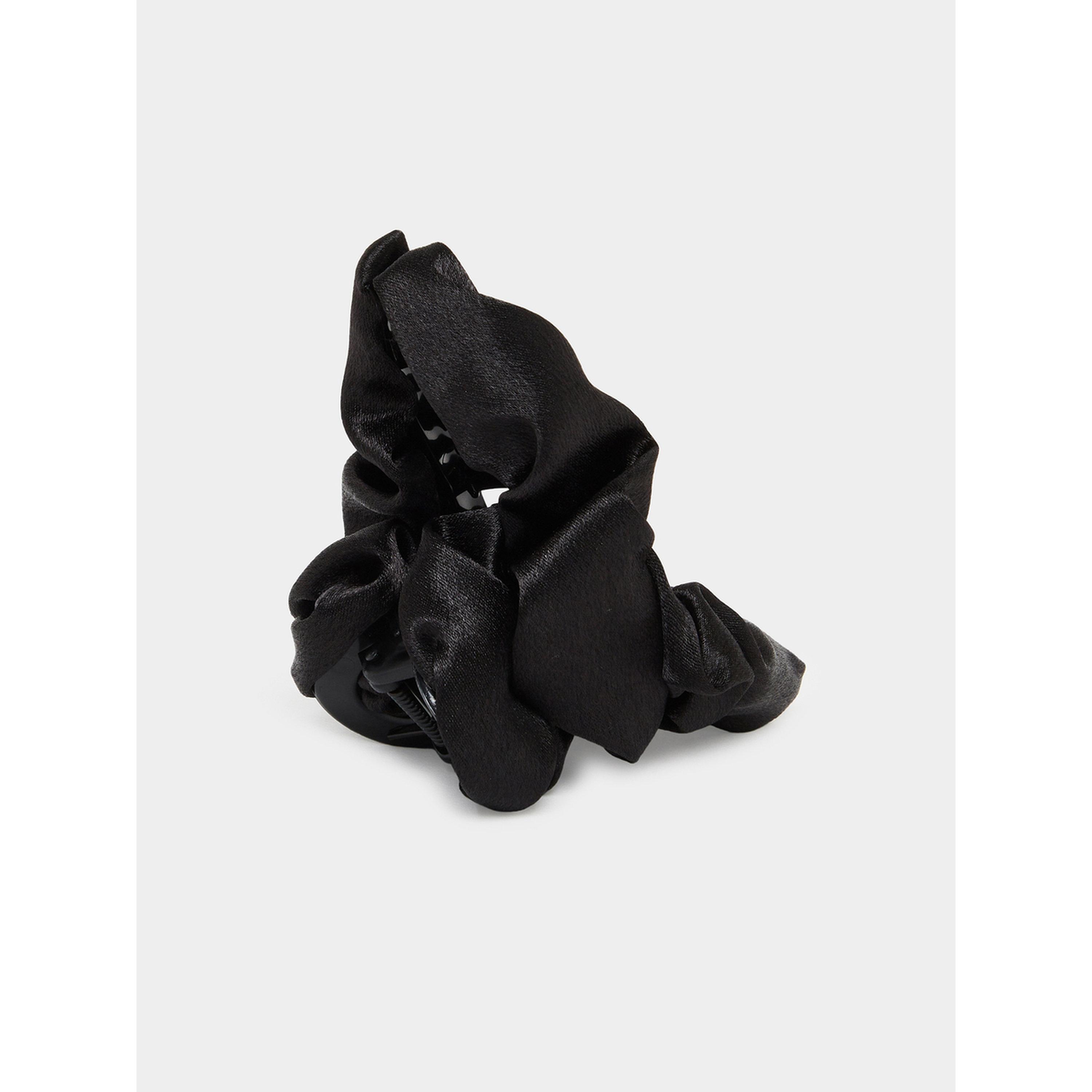 Styli Women Black Flower Claw Clip-women-hairaccessories-clamps-image-2