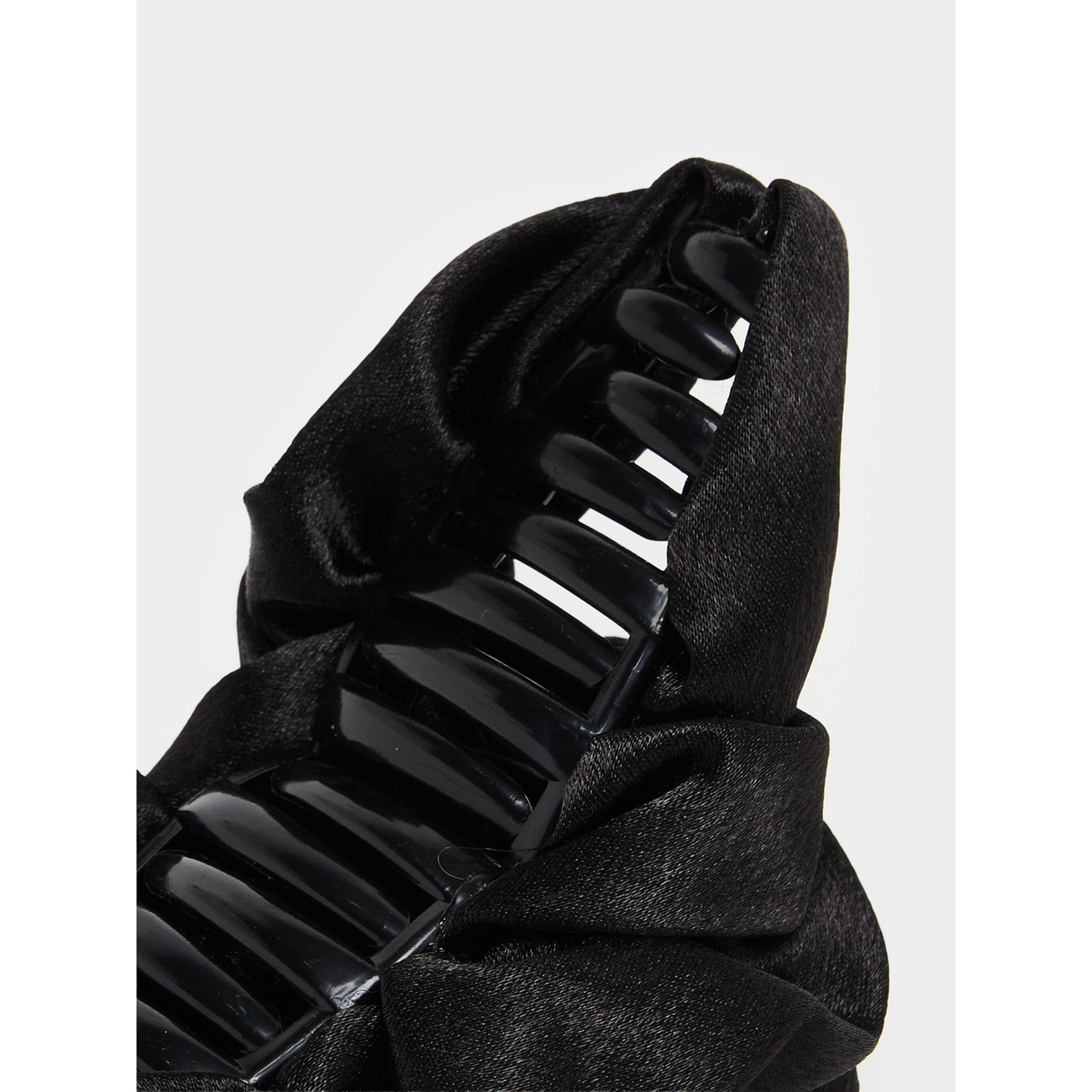 Styli Women Black Flower Claw Clip-women-hairaccessories-clamps-image-3