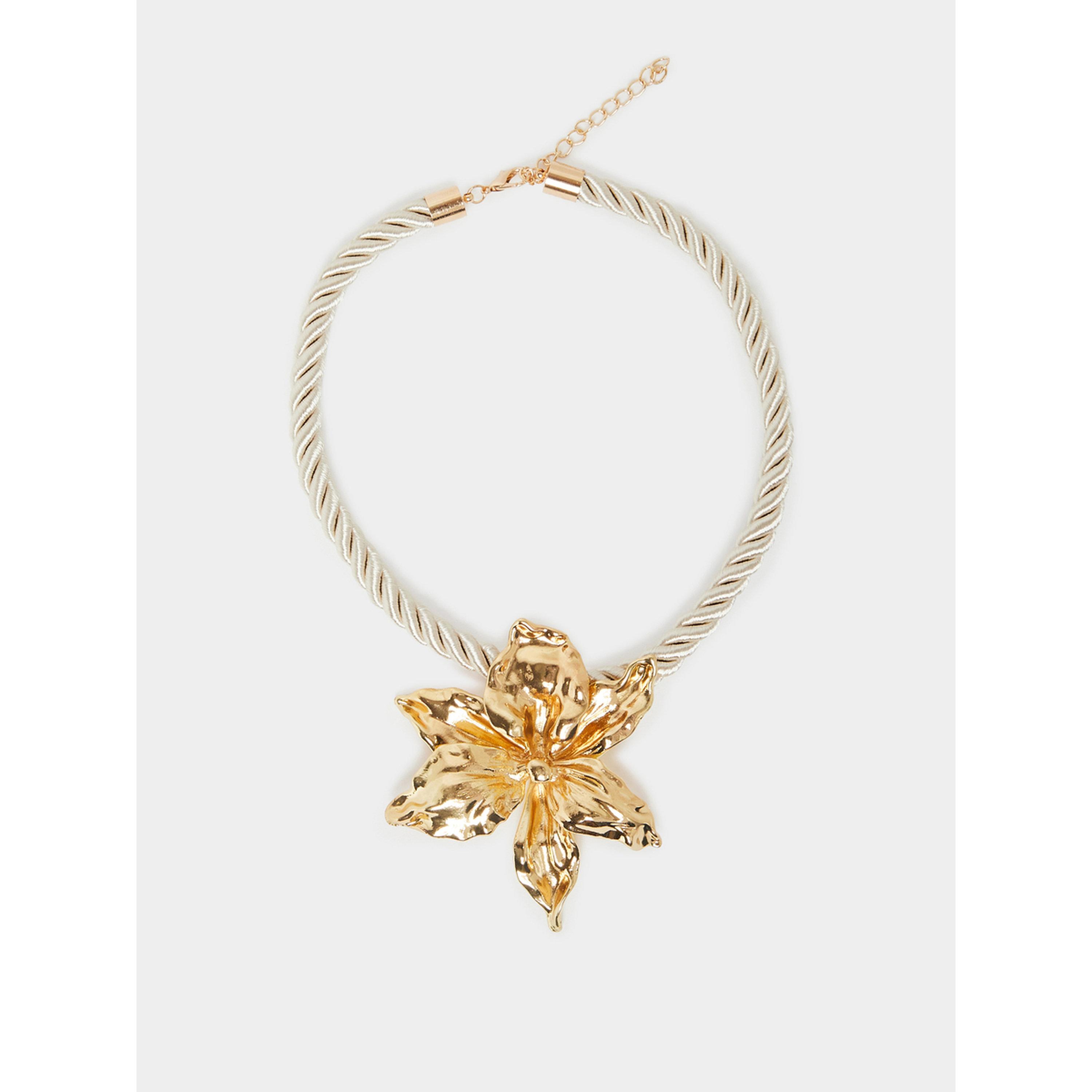 عقد بارز بتصميم زهور-women-watchesandjewellery-jewellery-necklacesandpendants-image-3