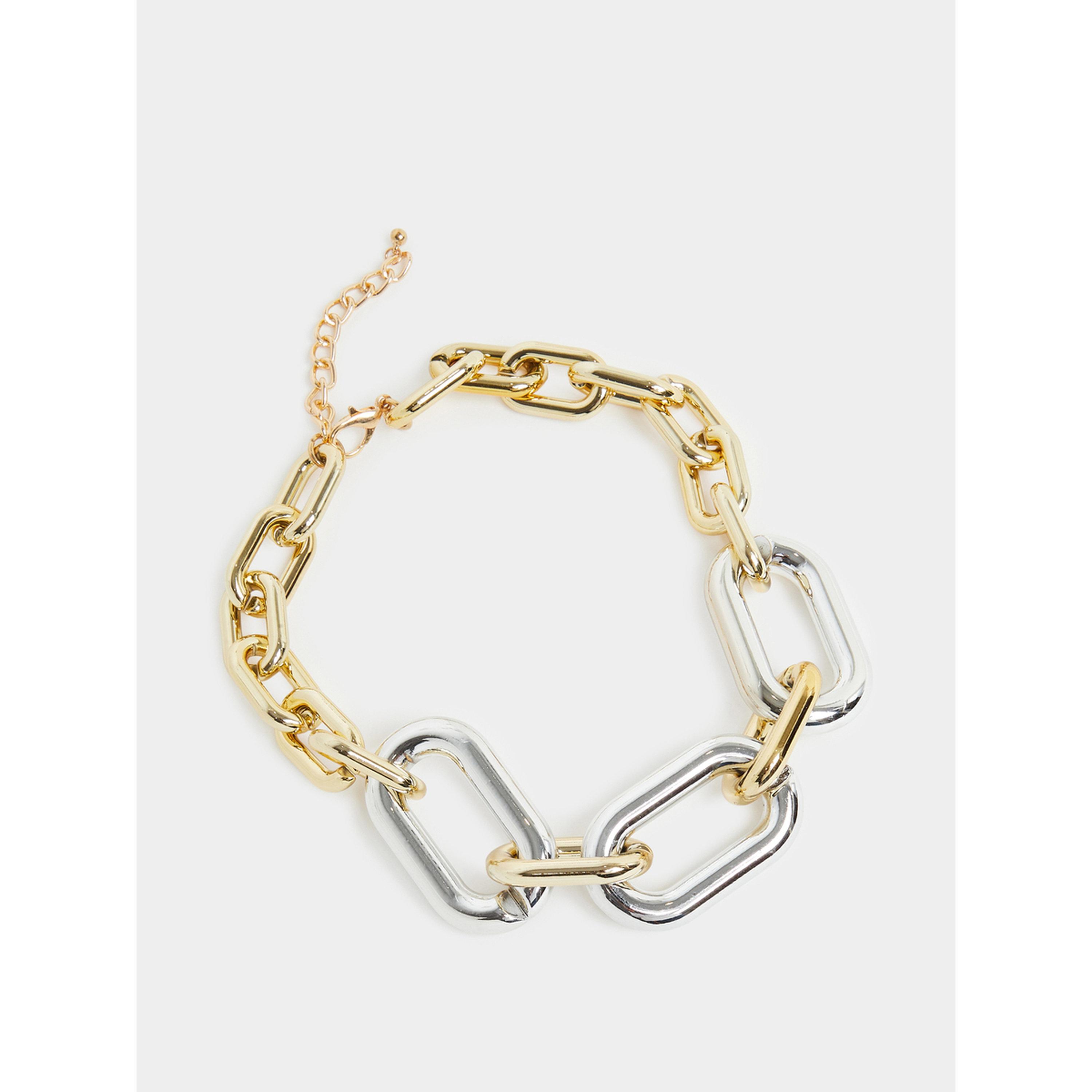 عقد بسلسلة سميكة بلونين-women-watchesandjewellery-jewellery-necklacesandpendants-image-3