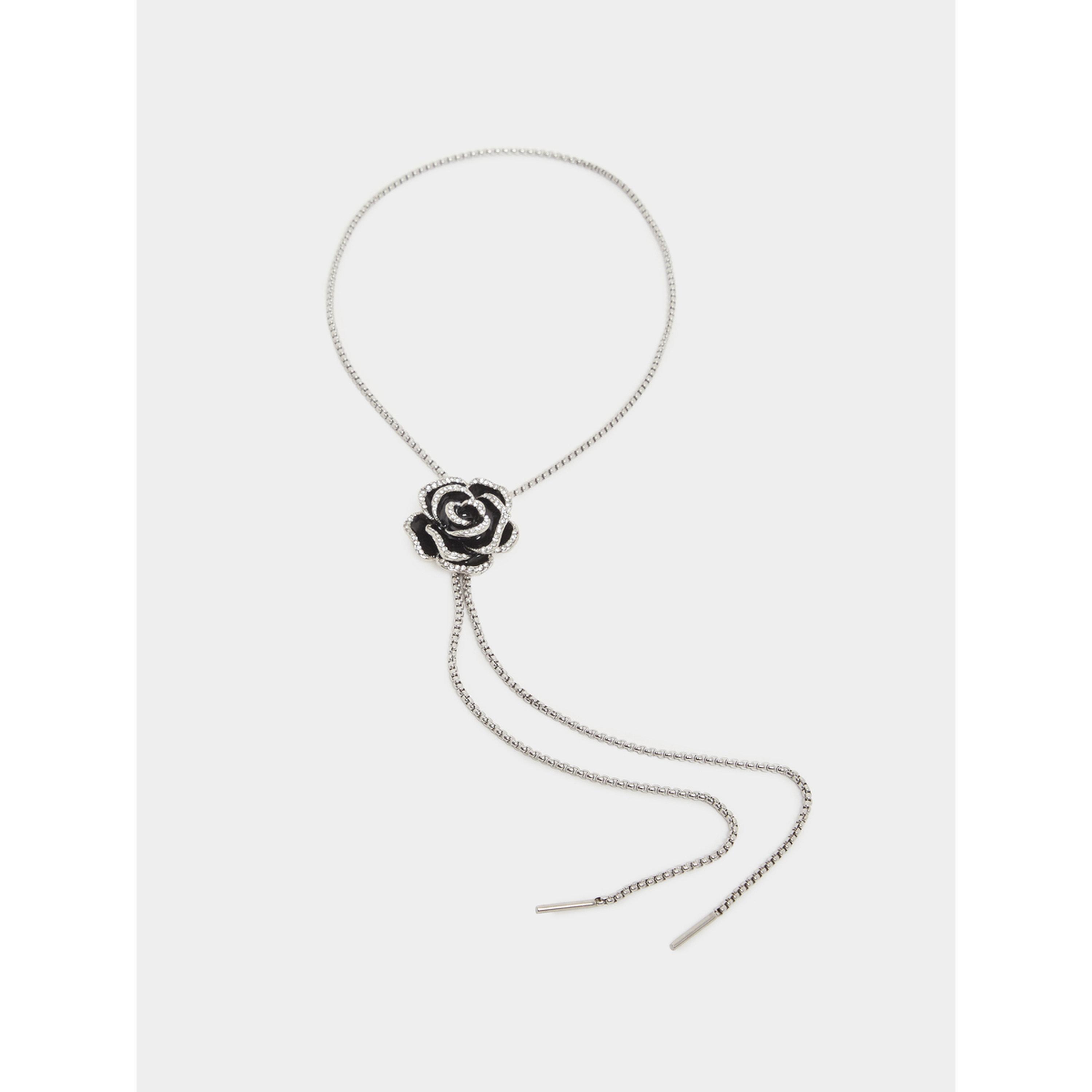 عقد بتصميم وردة سوداء-women-watchesandjewellery-jewellery-necklacesandpendants-image-3