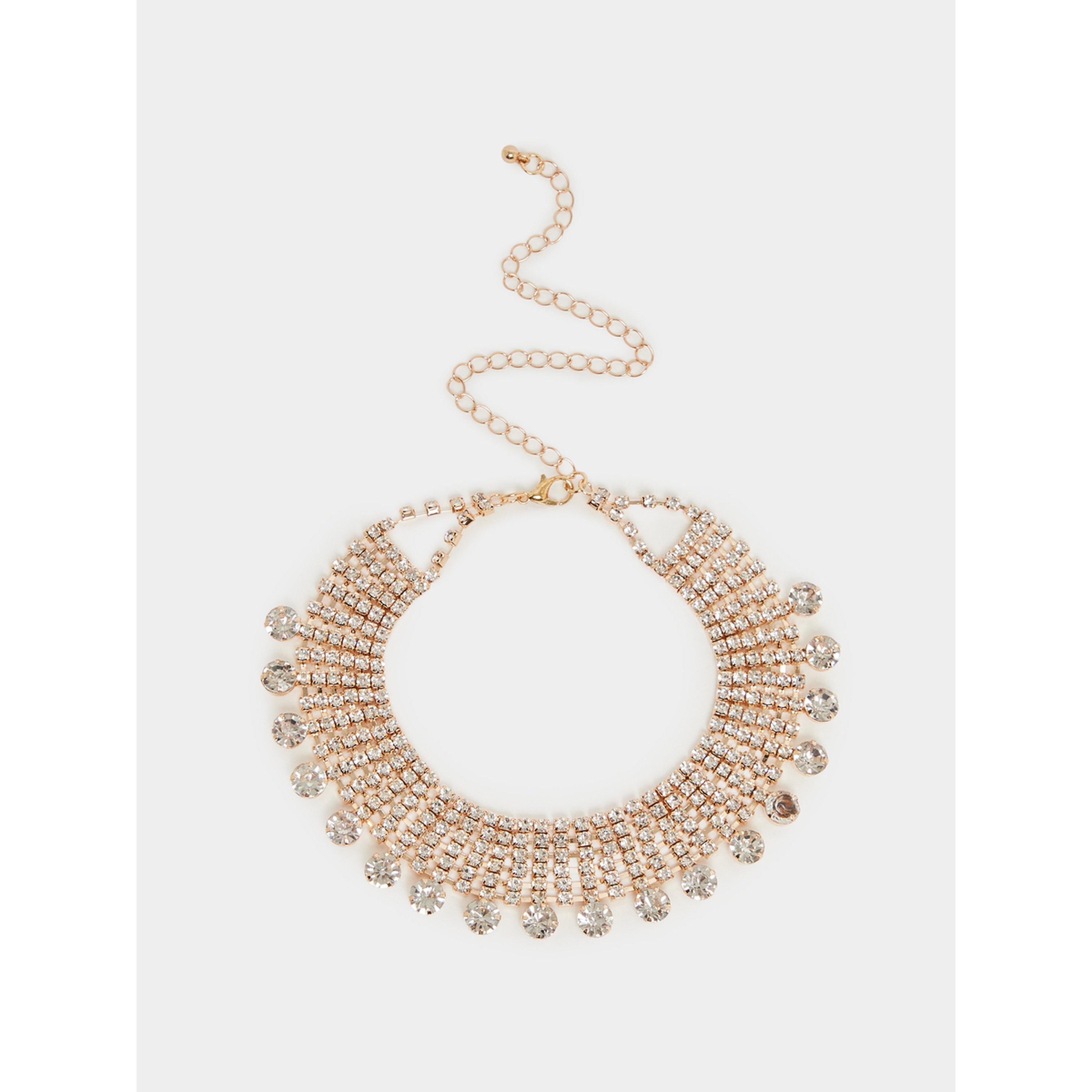 عقد شوكر كريستال لامع-women-watchesandjewellery-jewellery-necklacesandpendants-image-1