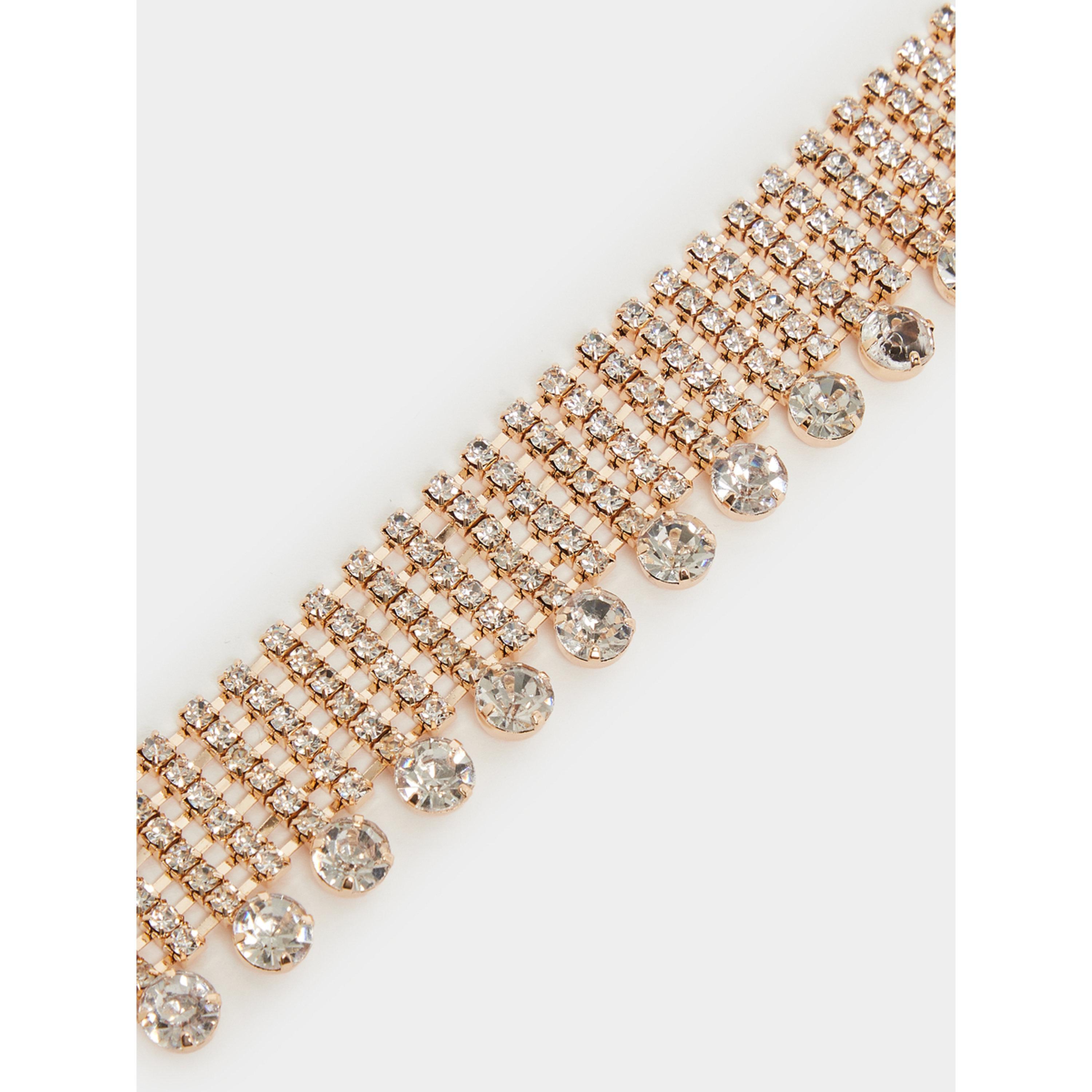 عقد شوكر كريستال لامع-women-watchesandjewellery-jewellery-necklacesandpendants-image-2