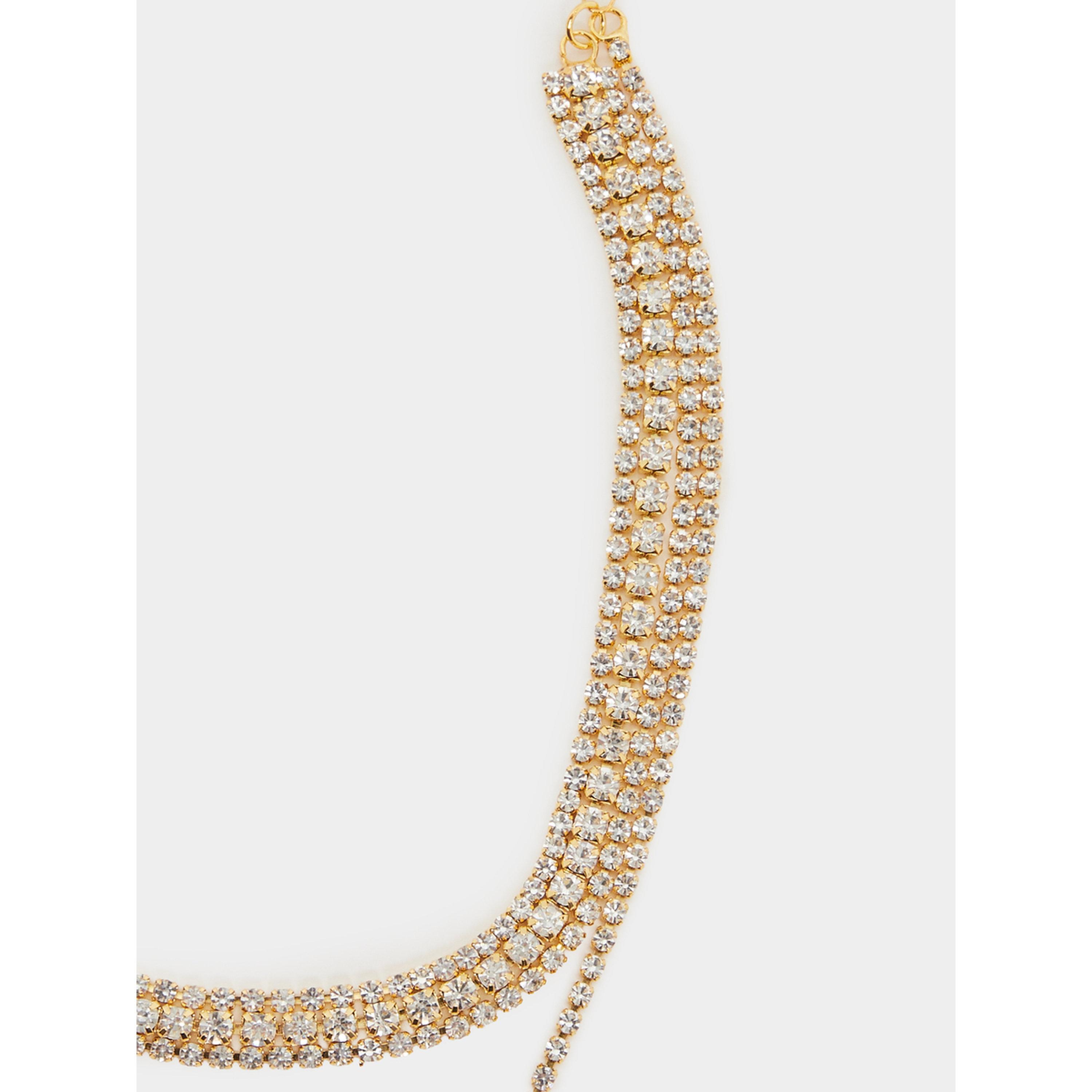Styli Gold Rhinestone Y Lariat Necklace-women-watchesandjewellery-jewellery-necklacesandpendants-image-3