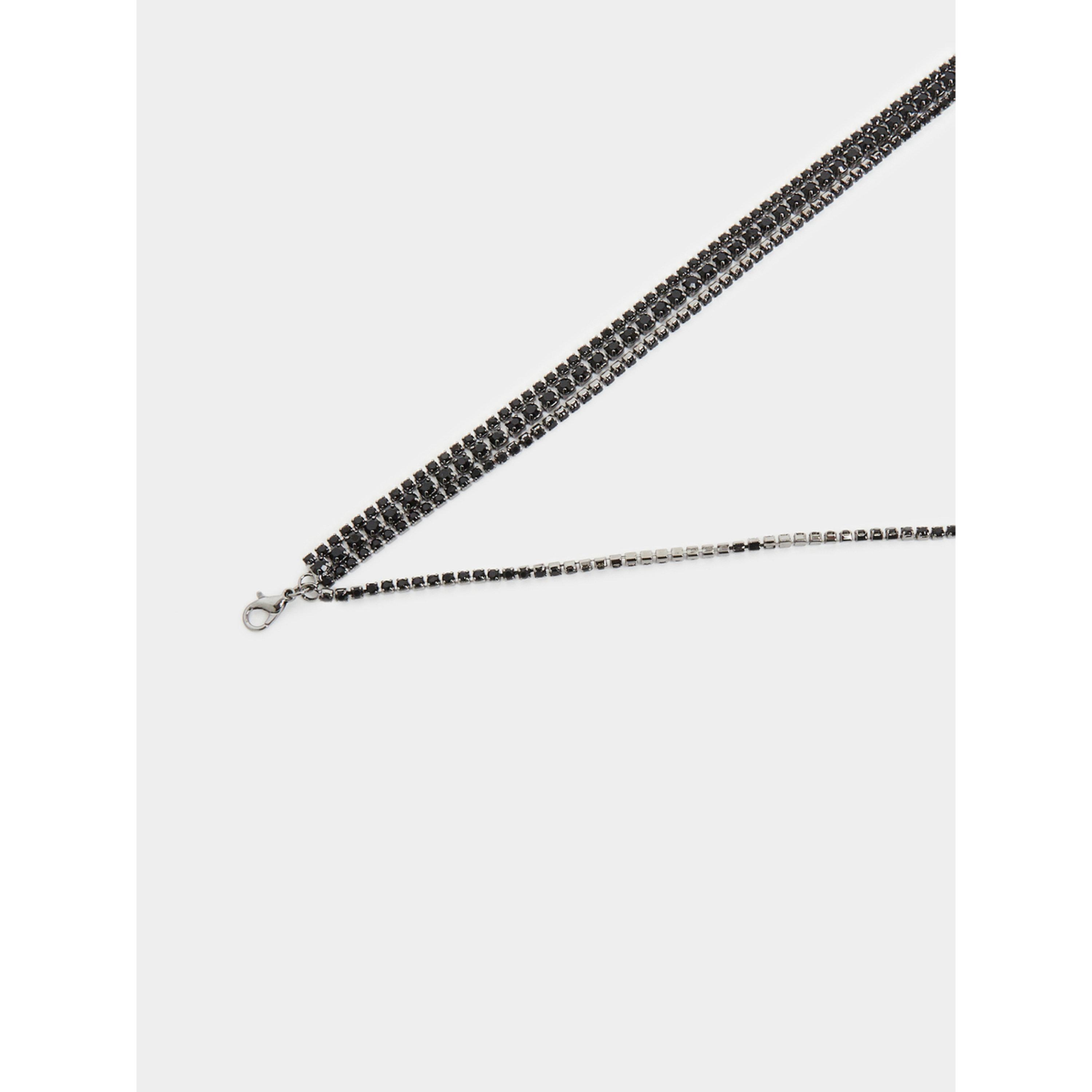 Styli Black Crystal Y Lariat Necklace-women-watchesandjewellery-jewellery-necklacesandpendants-image-4