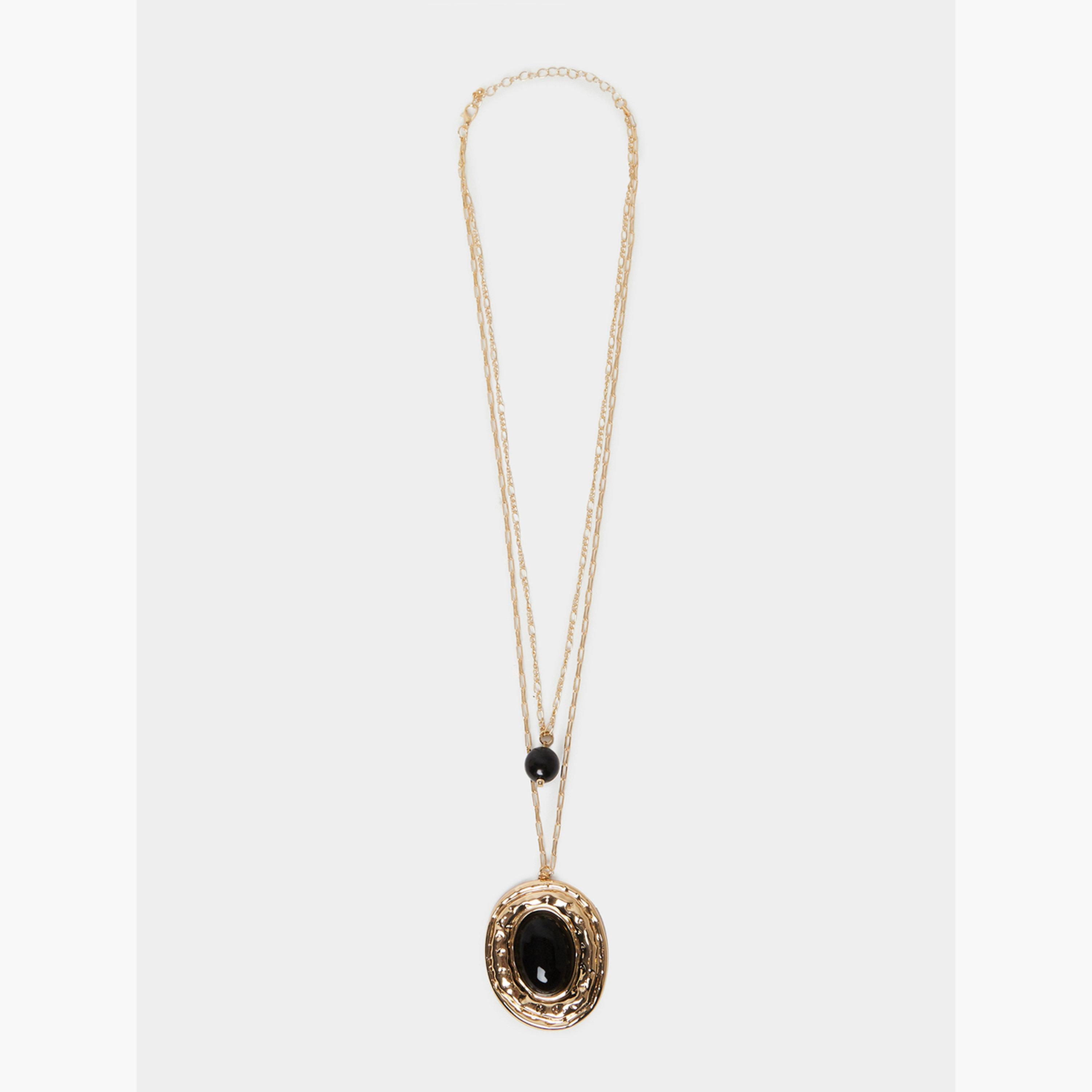 عقد بقلادة مزينة بحجر-women-watchesandjewellery-jewellery-necklacesandpendants-image-1