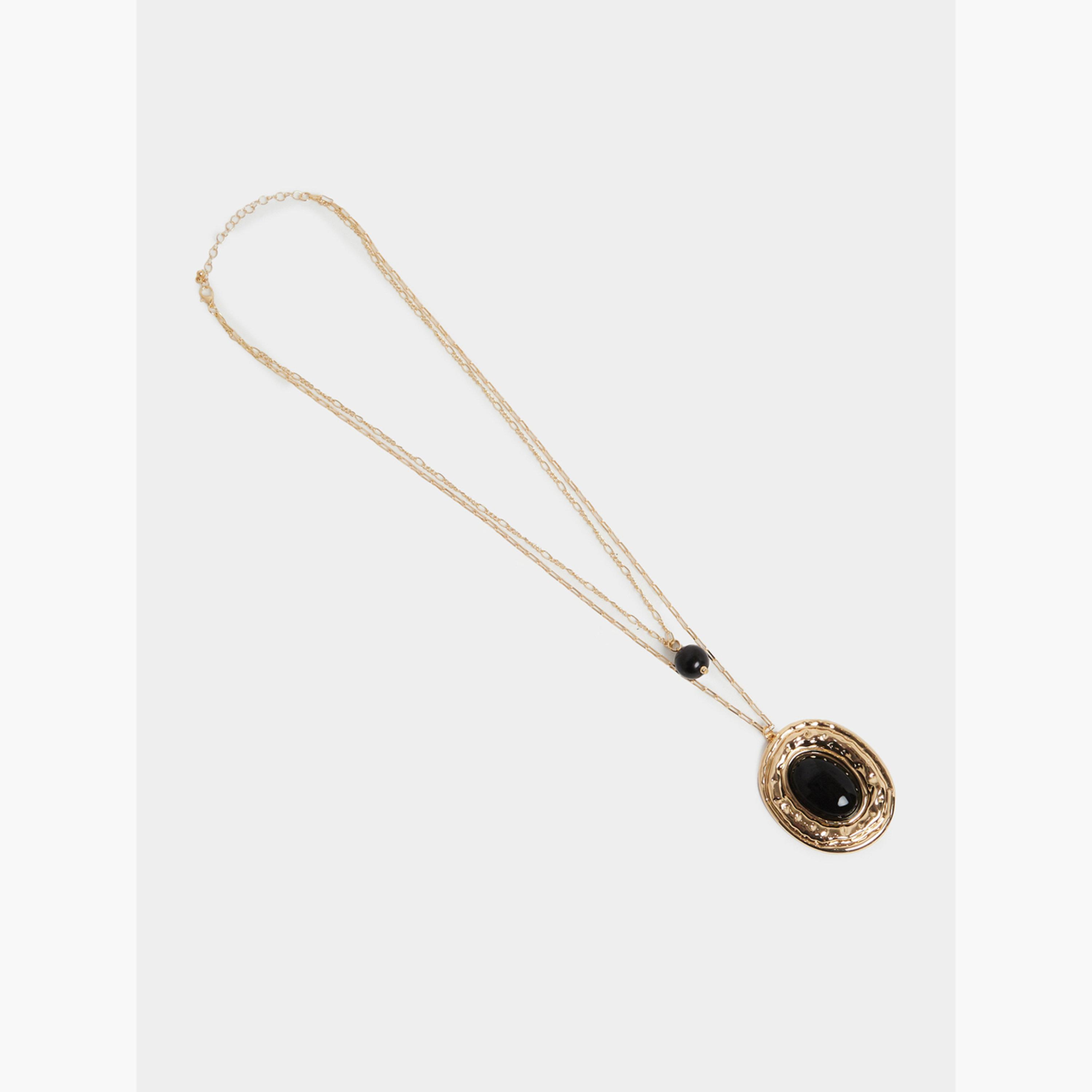 عقد بقلادة مزينة بحجر-women-watchesandjewellery-jewellery-necklacesandpendants-image-2