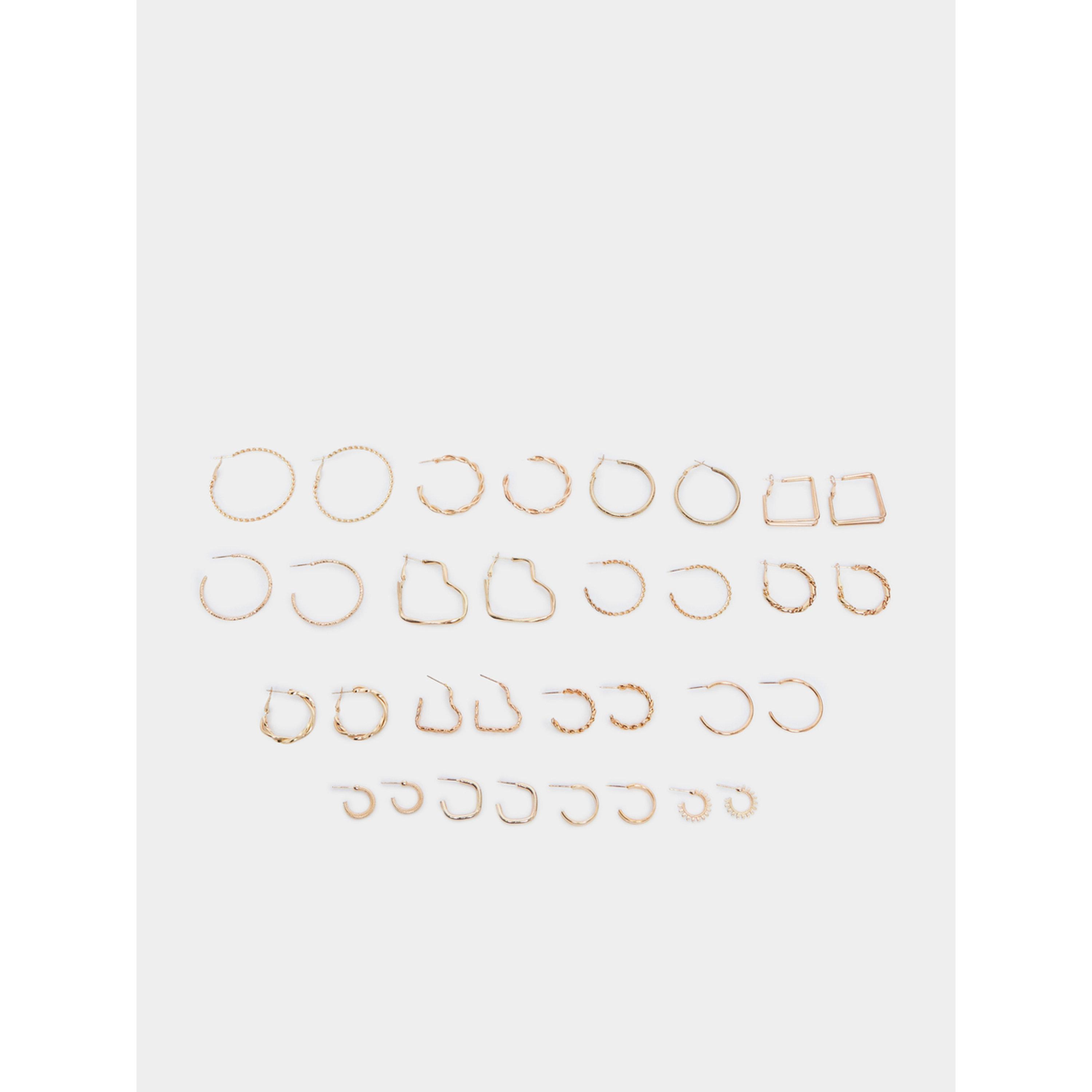 طقم أقراط دائرية، 16 زوجاً-women-watchesandjewellery-jewellery-earrings-image-1