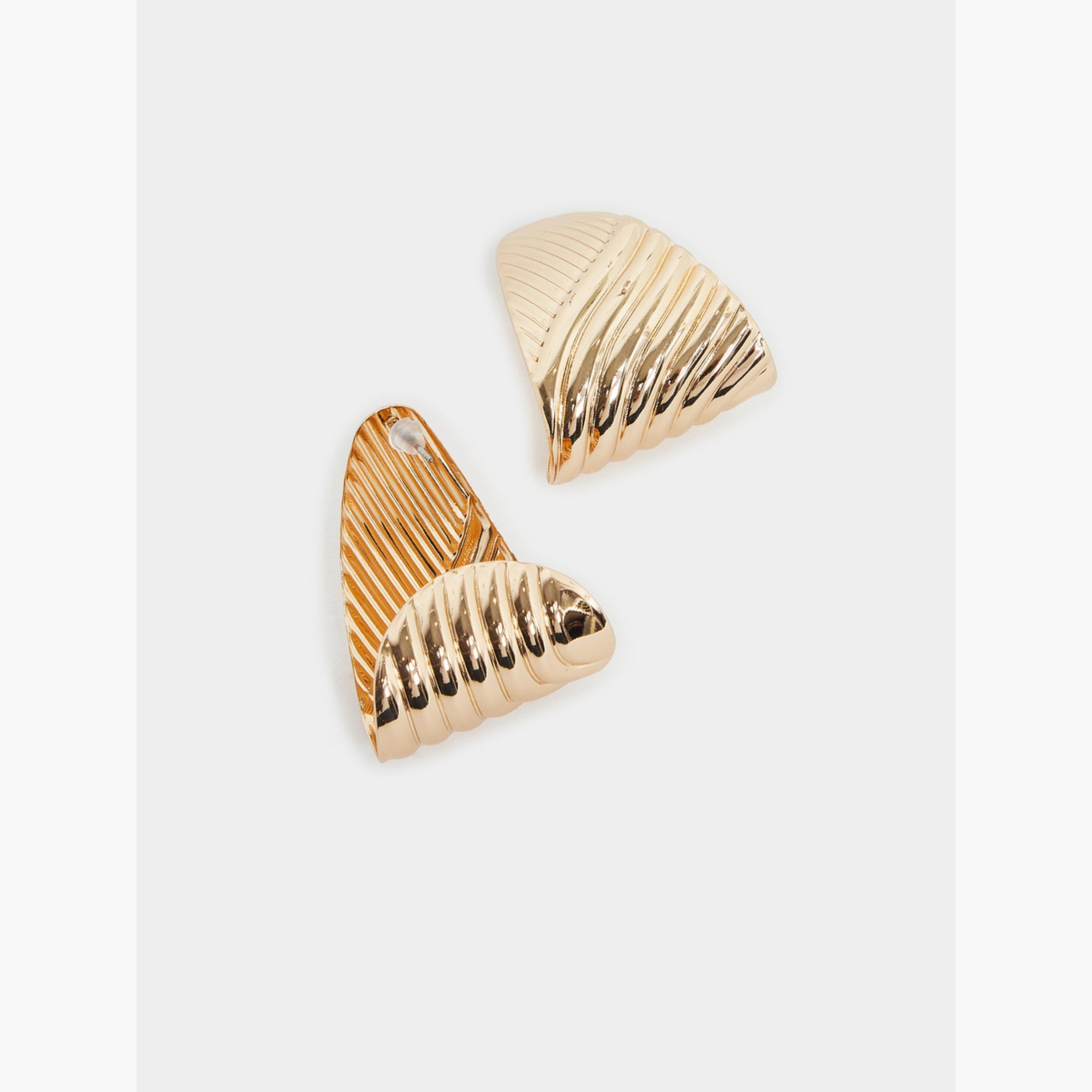أقراط صغيرة بتفاصيل بارزة الملمس-women-watchesandjewellery-jewellery-earrings-image-3
