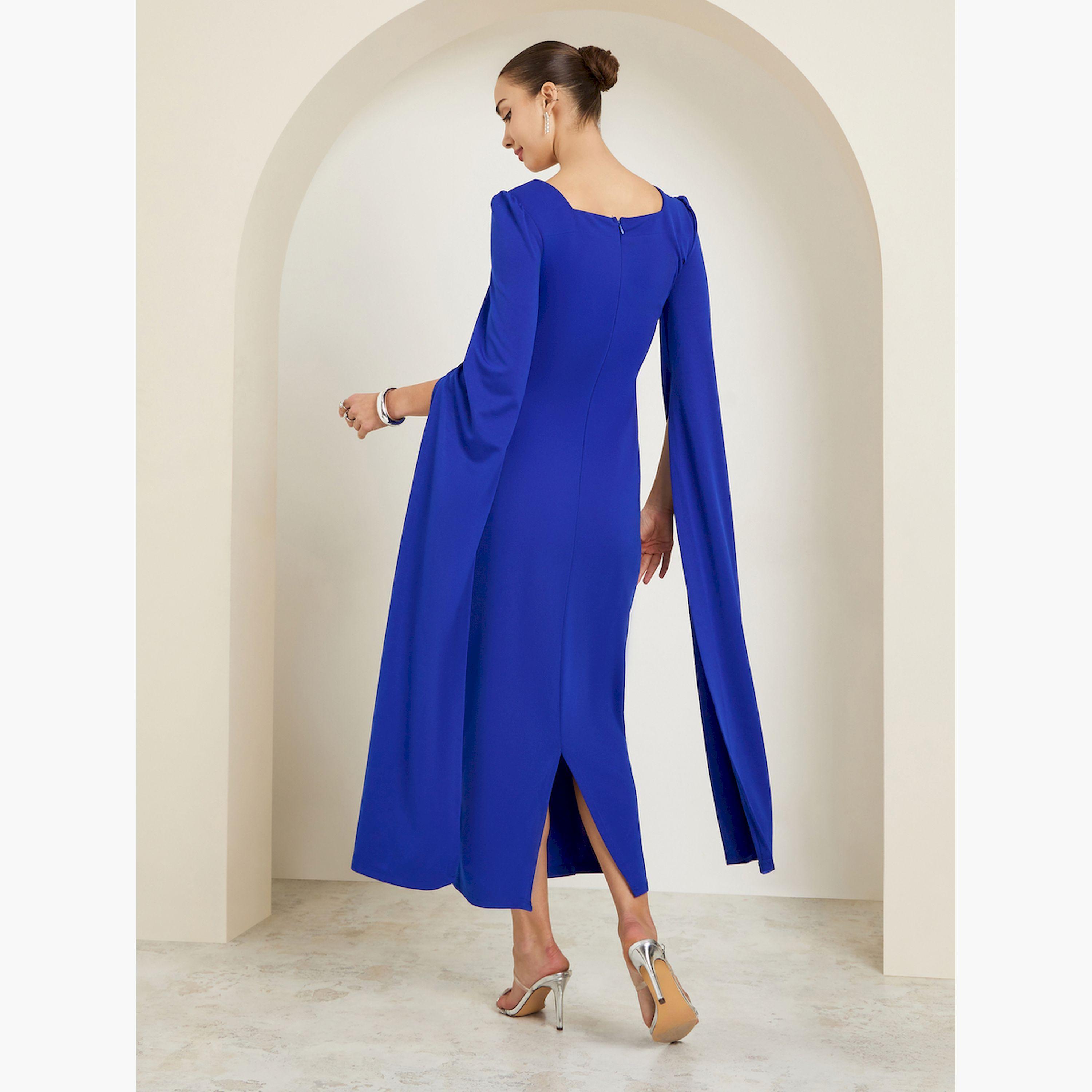 فستان طويل ضيق أكمام طويلة ومزين-women-clothing-dresses-image-4