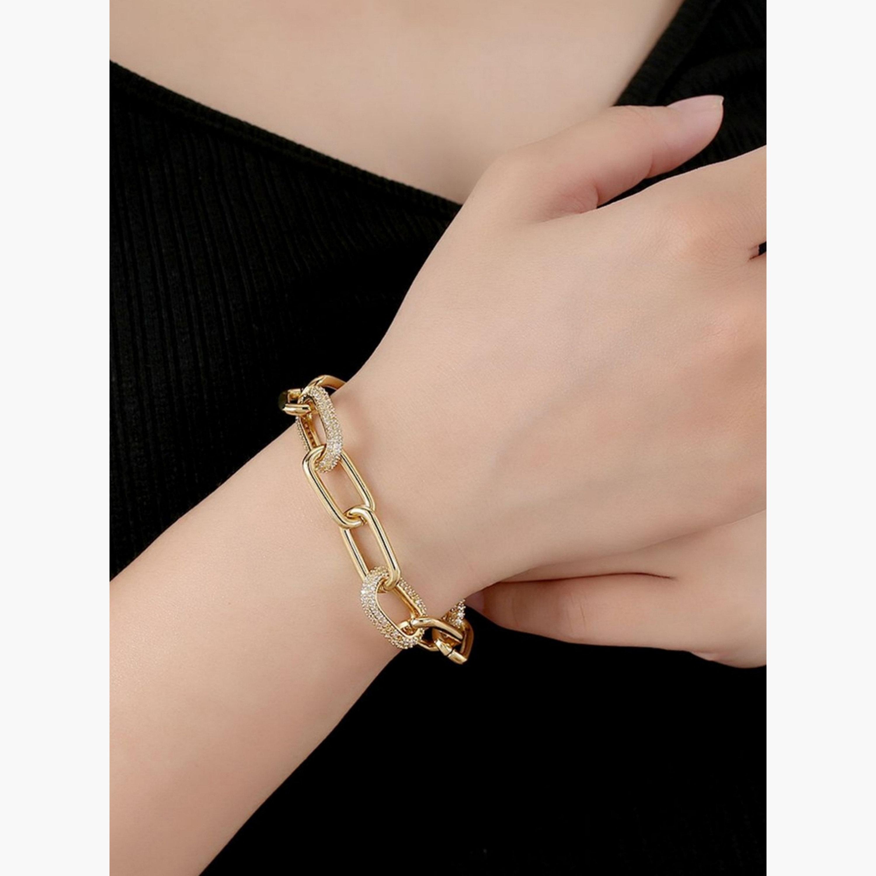 أساور سلسلة مرصعة بالراين-women-watchesandjewellery-jewellery-banglesandbracelets-image-3