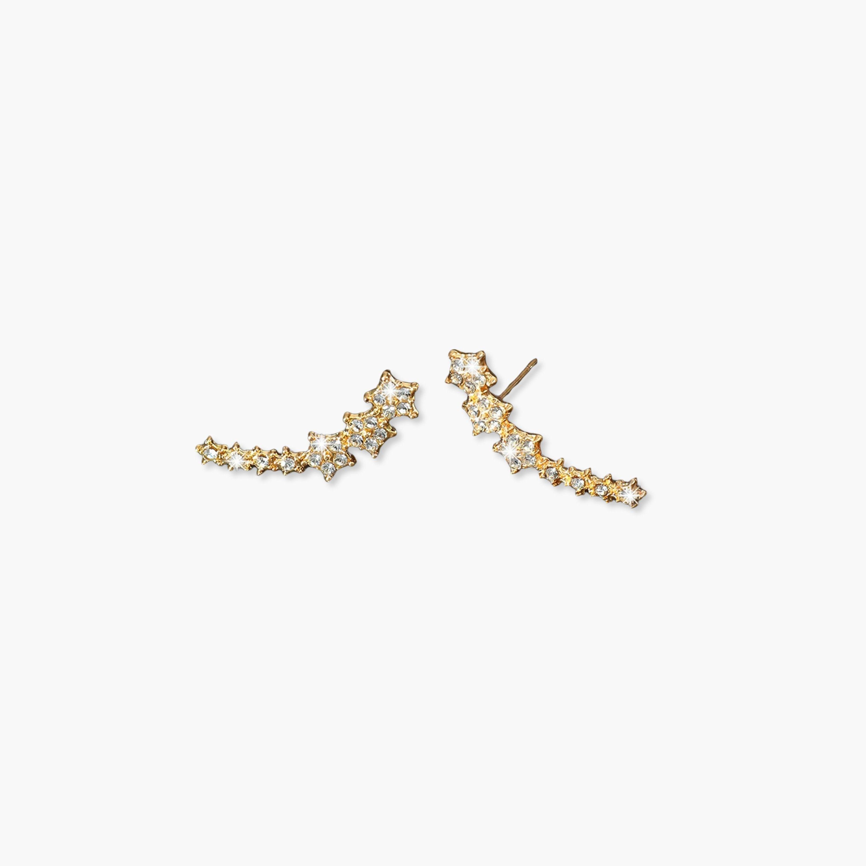 Take Two Contrast Rhinestone Embellished Earrings-women-watchesandjewellery-jewellery-earrings-image-1