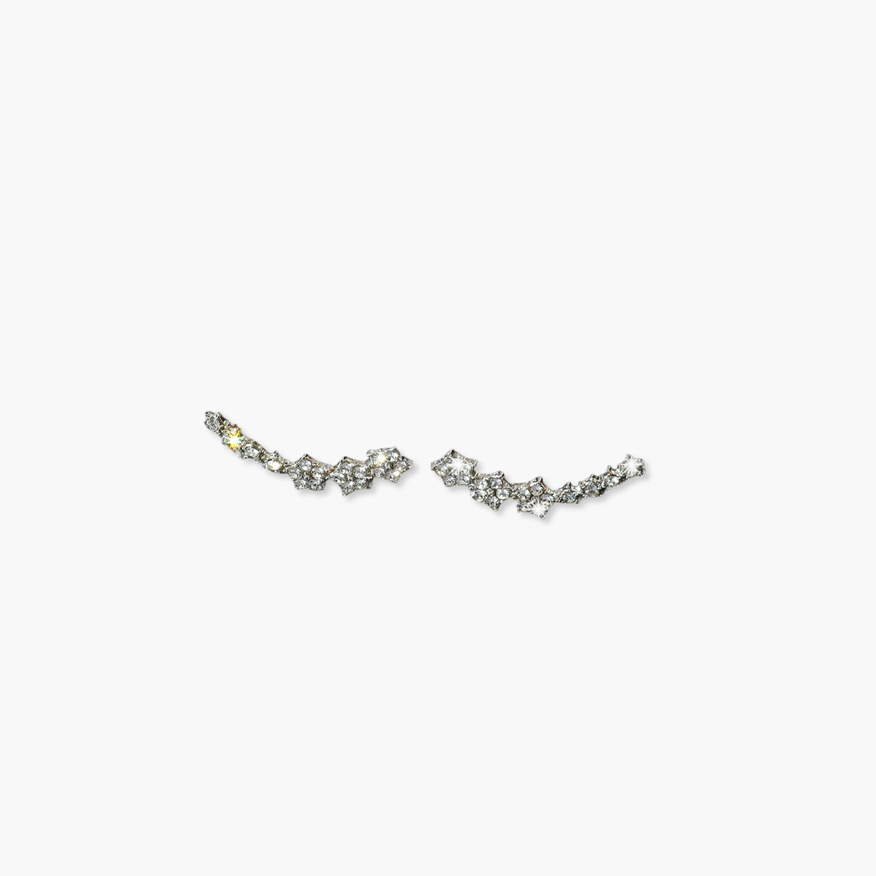 Take Two Contrast Rhinestone Embellished Earrings-women-watchesandjewellery-jewellery-earrings-image-1