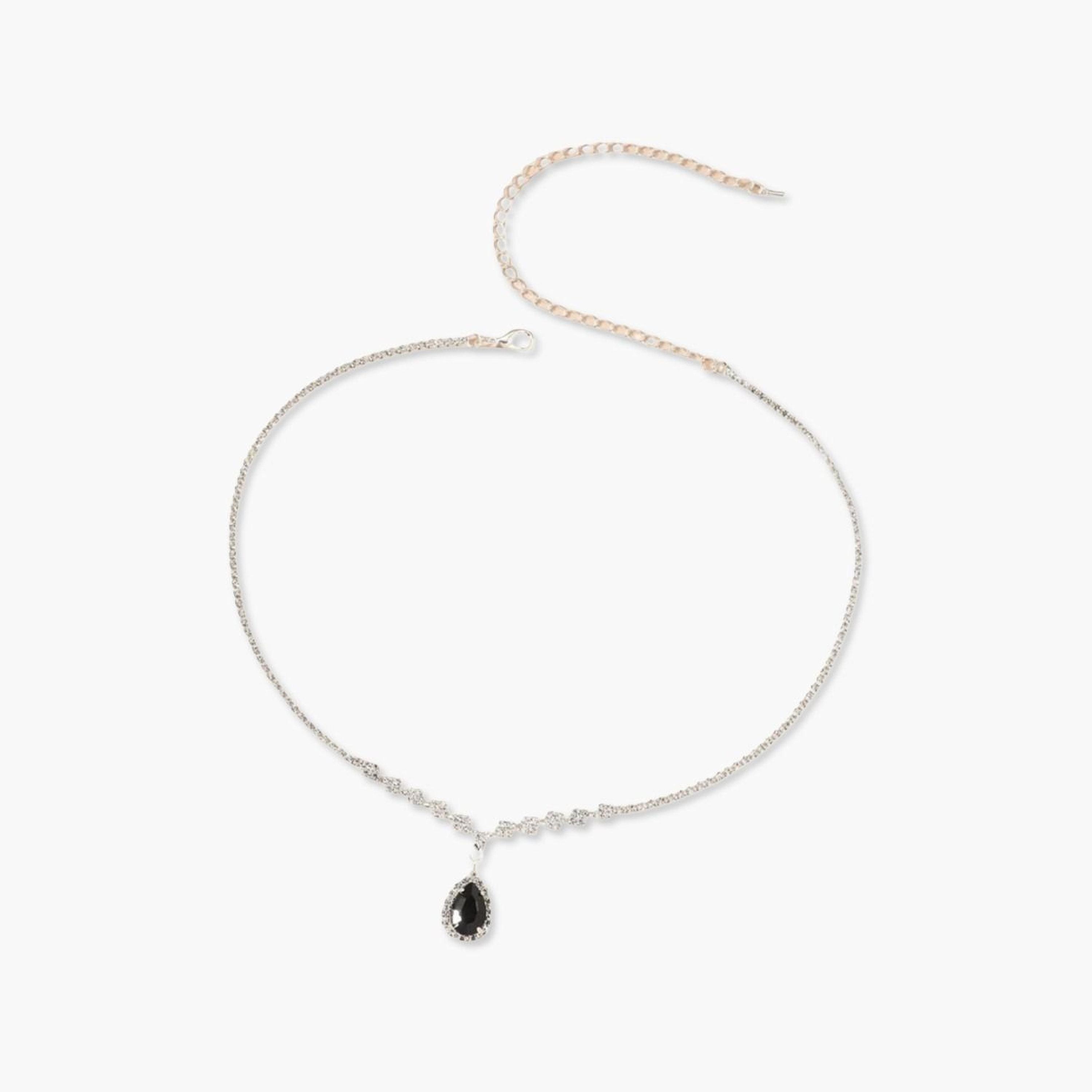 عقد مزين بدلاية متدلية بنمط متناقض-women-watchesandjewellery-jewellery-necklacesandpendants-image-1