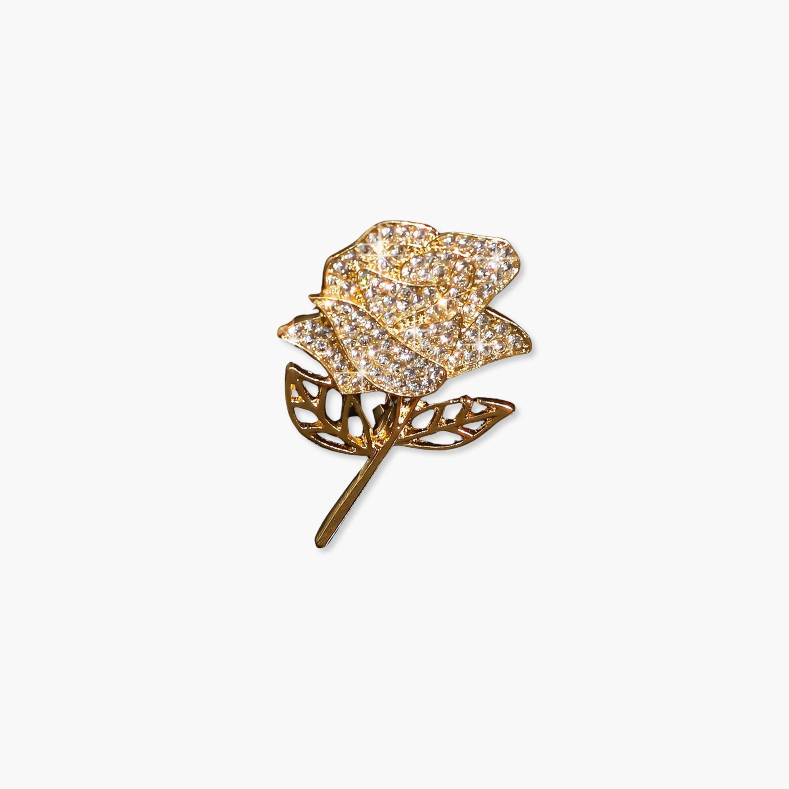بروش مزين بالراين على شكل وردة-women-watchesandjewellery-jewellery-brooches-image-1
