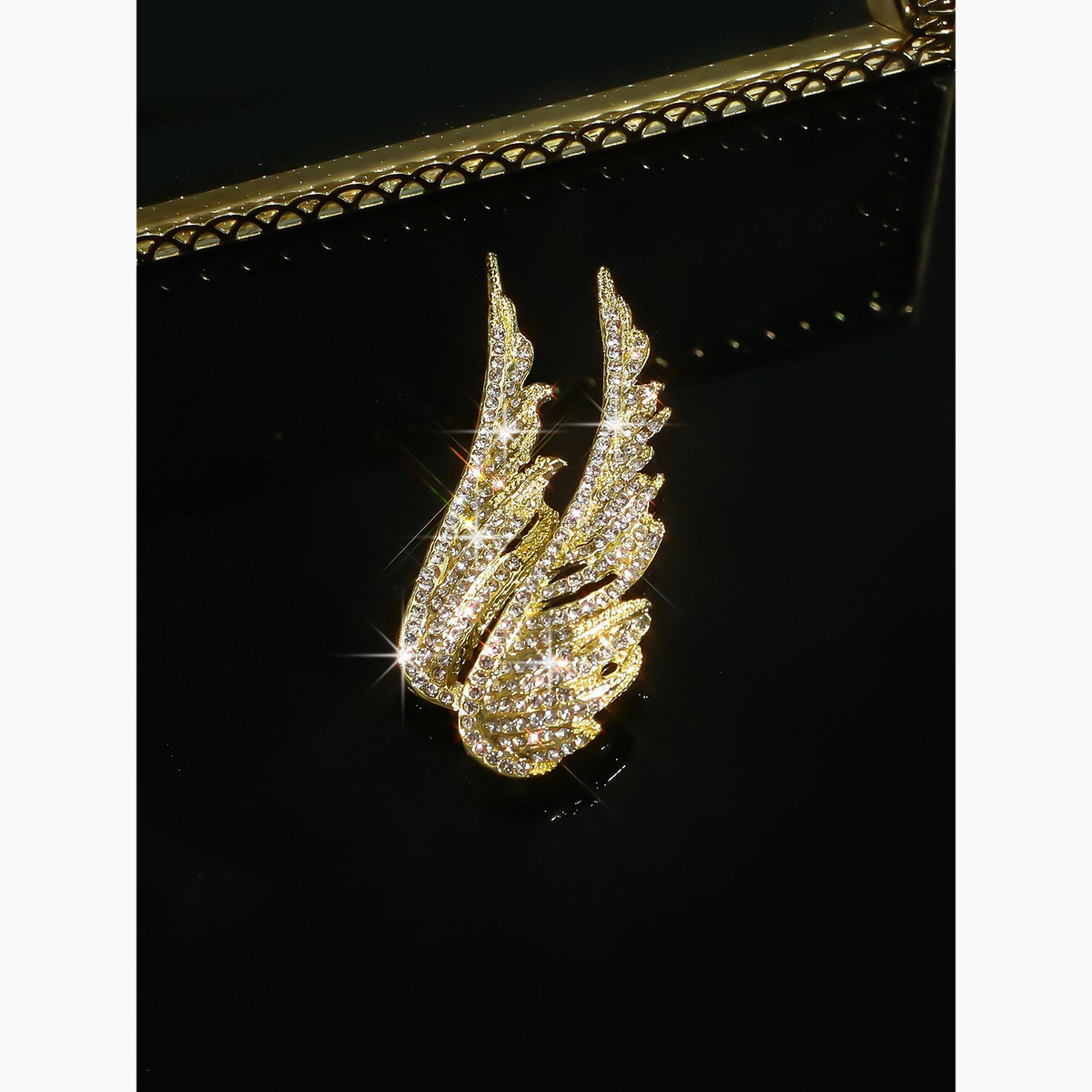 بروش مزين بالراين على شكل جناح-women-watchesandjewellery-jewellery-brooches-image-4