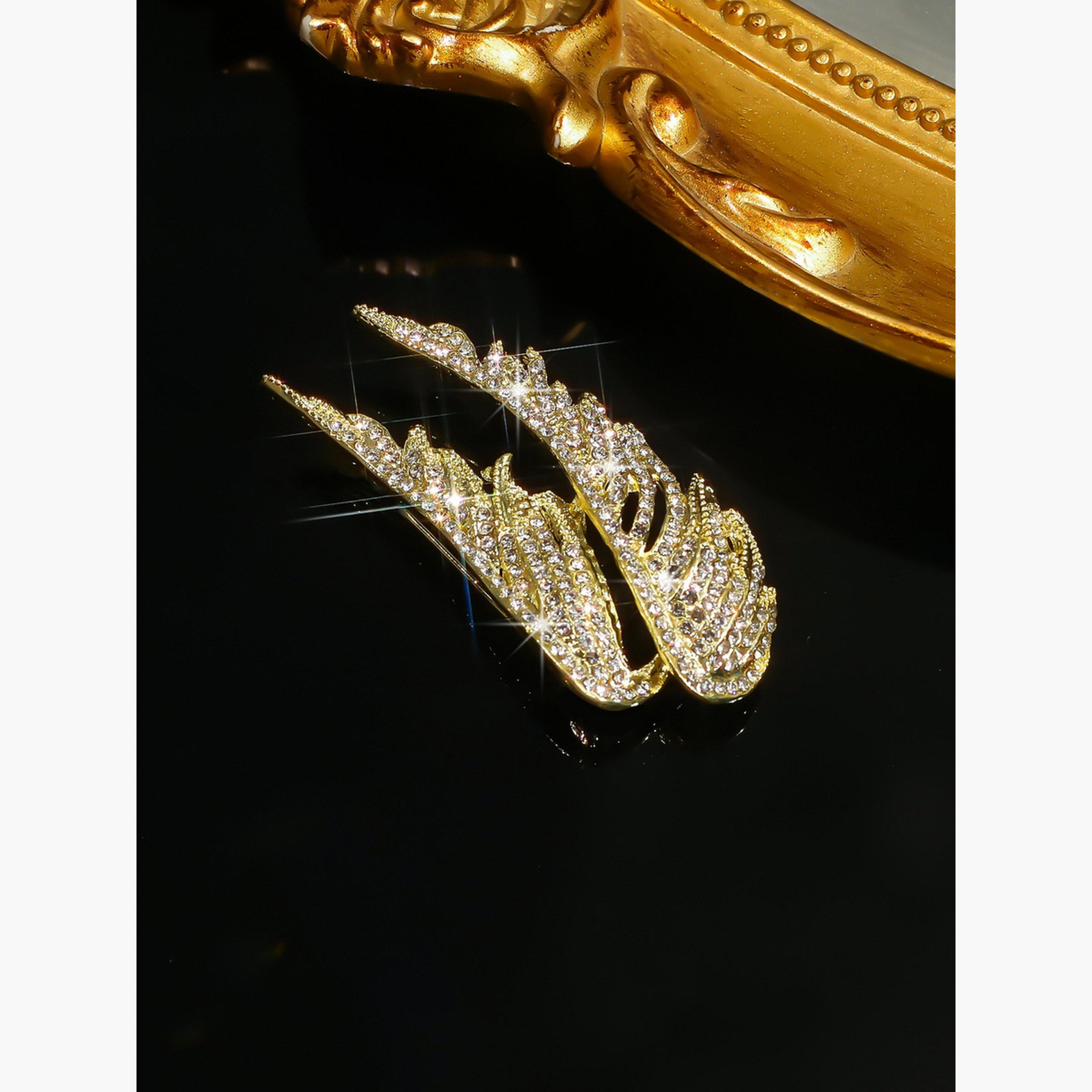 بروش مزين بالراين على شكل جناح-women-watchesandjewellery-jewellery-brooches-image-5