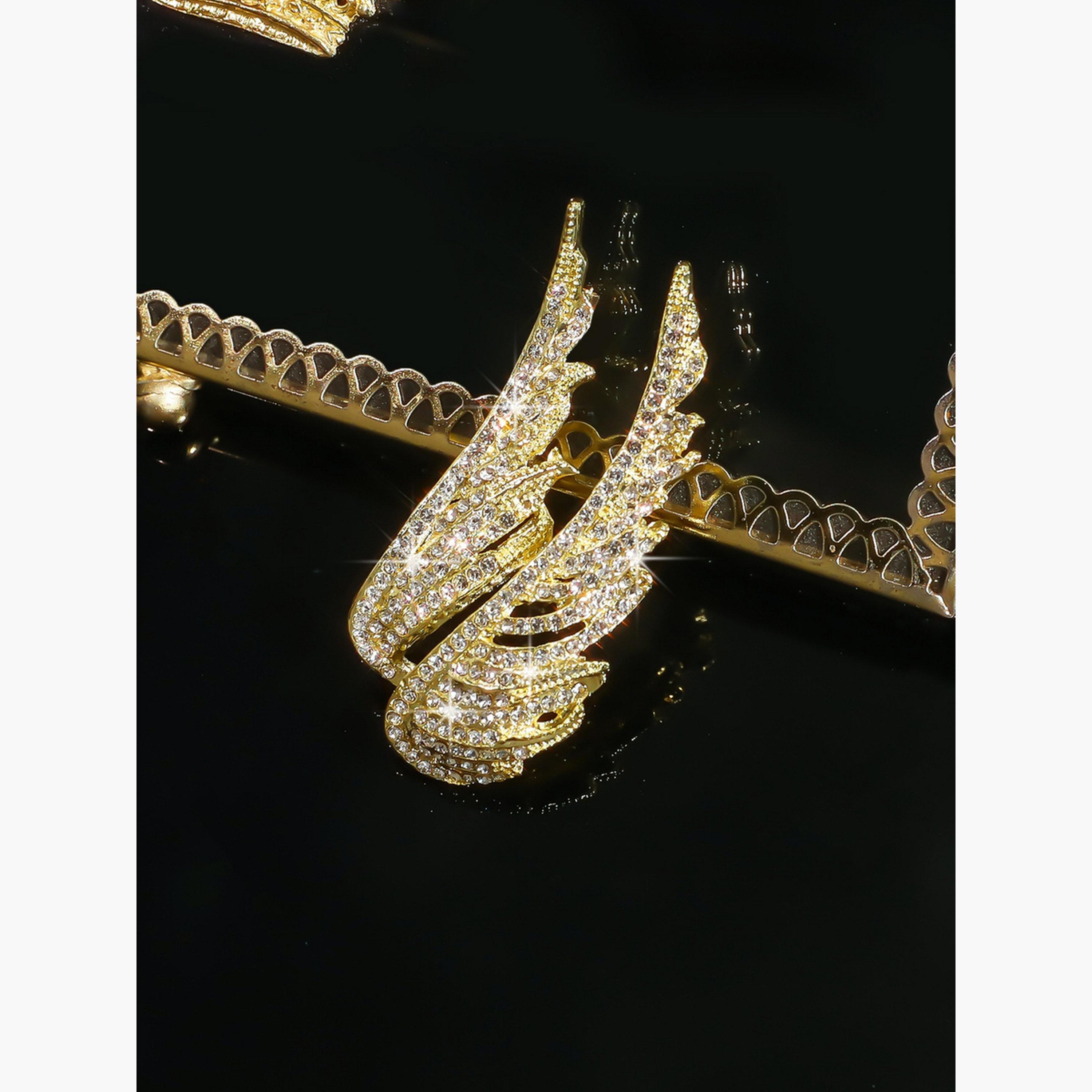 Take Two Wing Shaped Rhinestone Embellished Brooch-women-watchesandjewellery-jewellery-brooches-image-6
