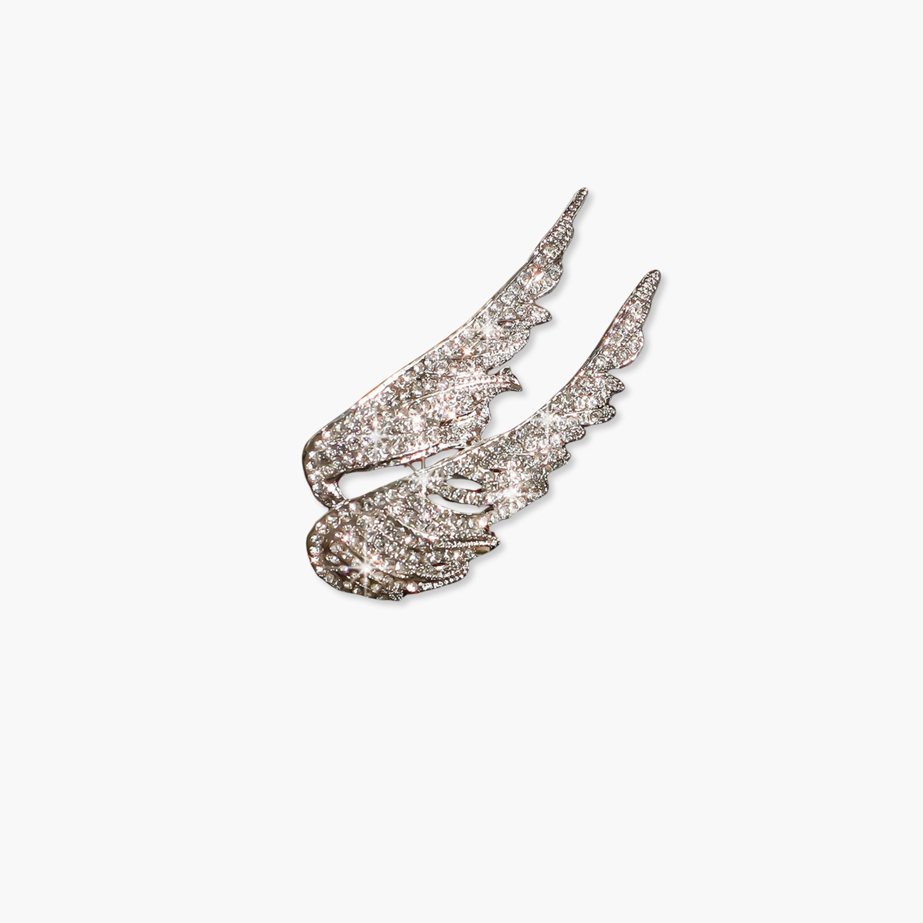 بروش مزين بالراين على شكل جناح-women-watchesandjewellery-jewellery-brooches-image-1