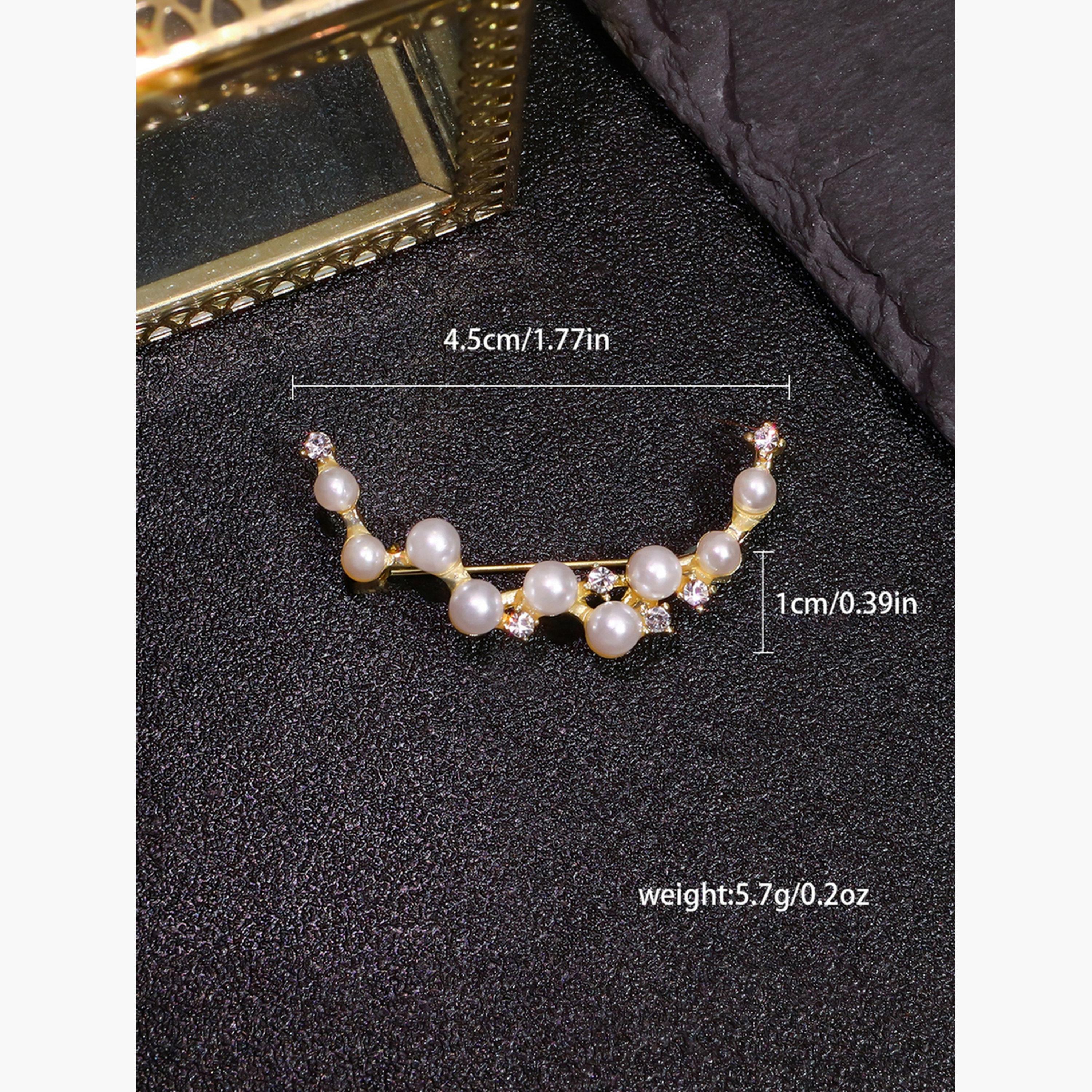 Take Two Faux Pearl Rhinestone Embellished Brooch-women-watchesandjewellery-jewellery-brooches-image-3