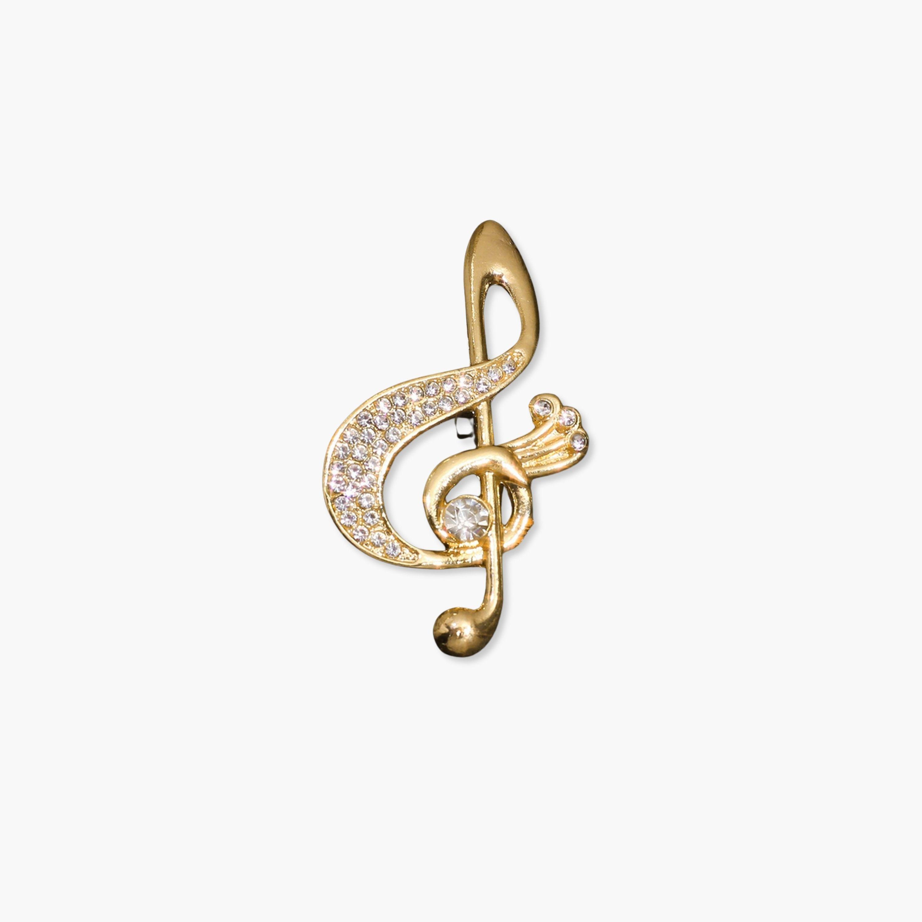 بروش راين على شكل نوتة موسيقية-women-watchesandjewellery-jewellery-brooches-image-1