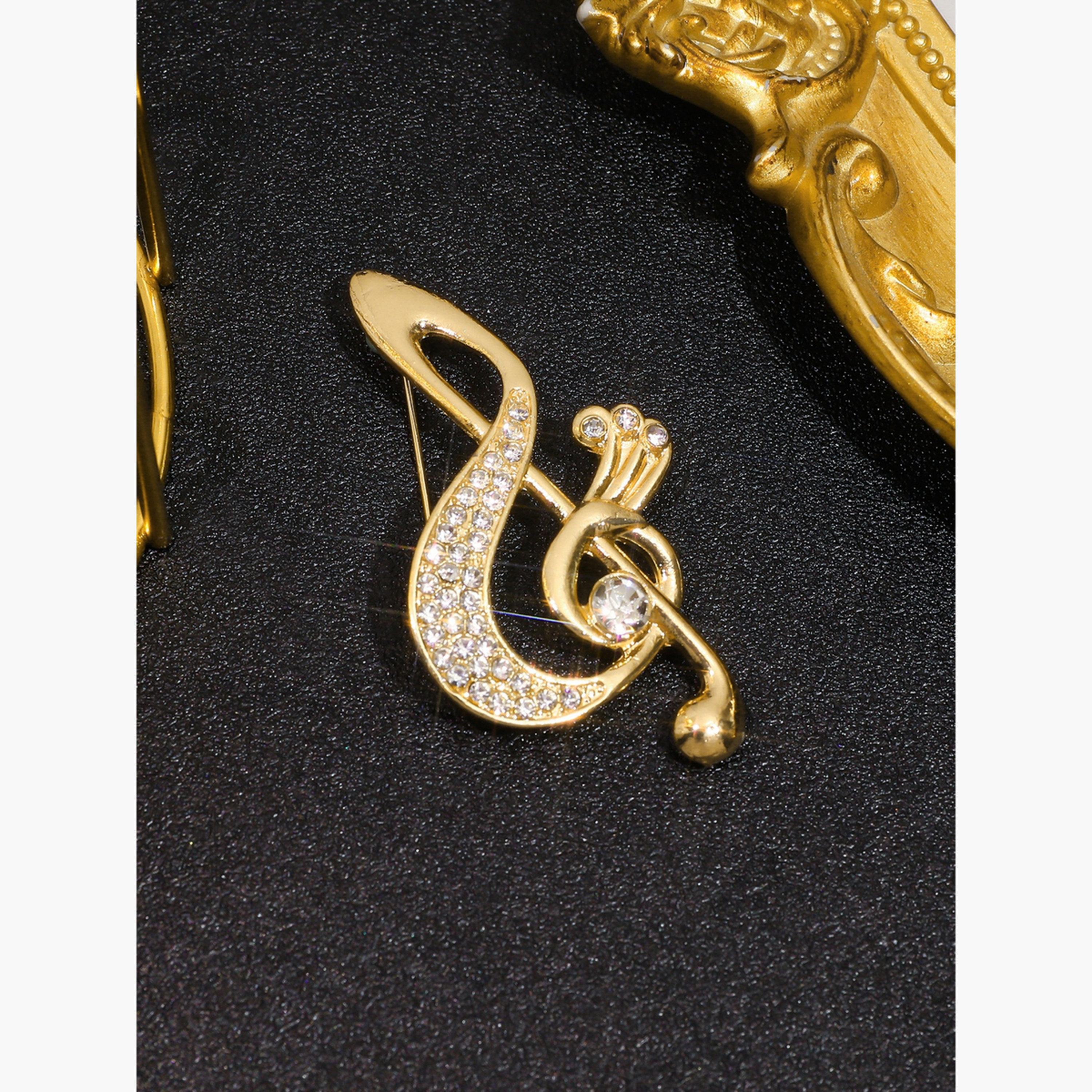 بروش راين على شكل نوتة موسيقية-women-watchesandjewellery-jewellery-brooches-image-6