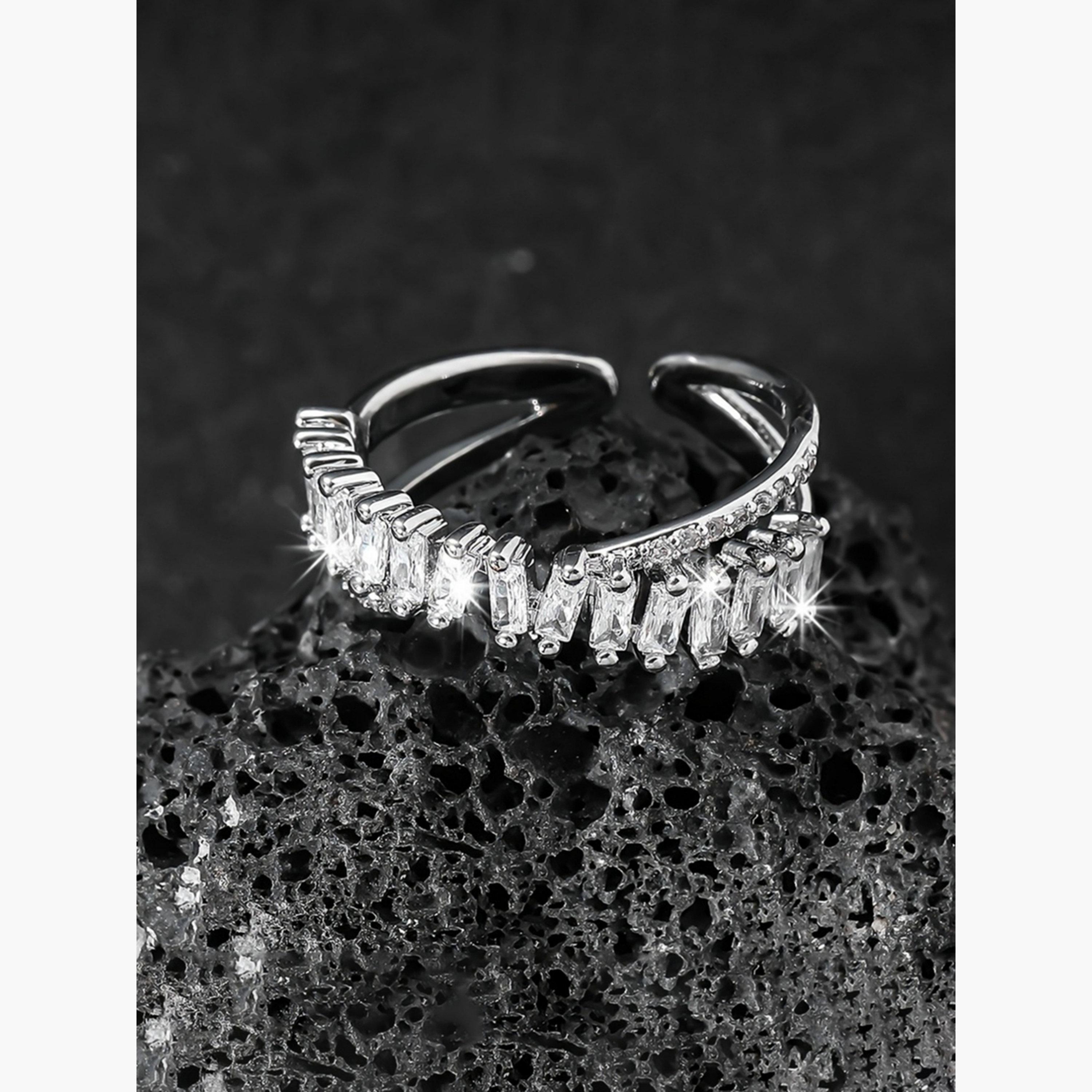 Take Two Silver Rhinestone Embellished Rings-women-watchesandjewellery-jewellery-rings-image-4