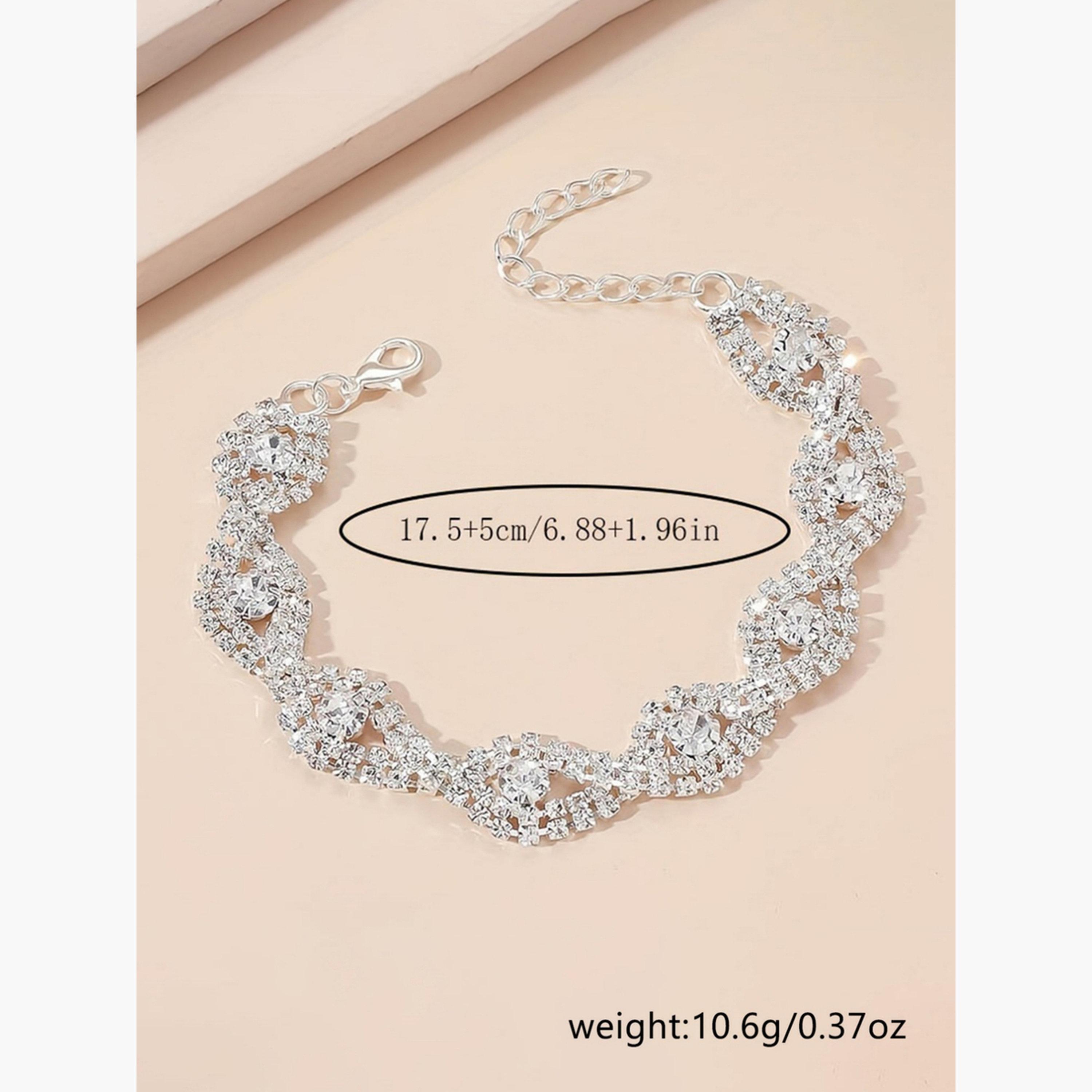 سوار مزين بالراين-women-watchesandjewellery-jewellery-banglesandbracelets-image-5