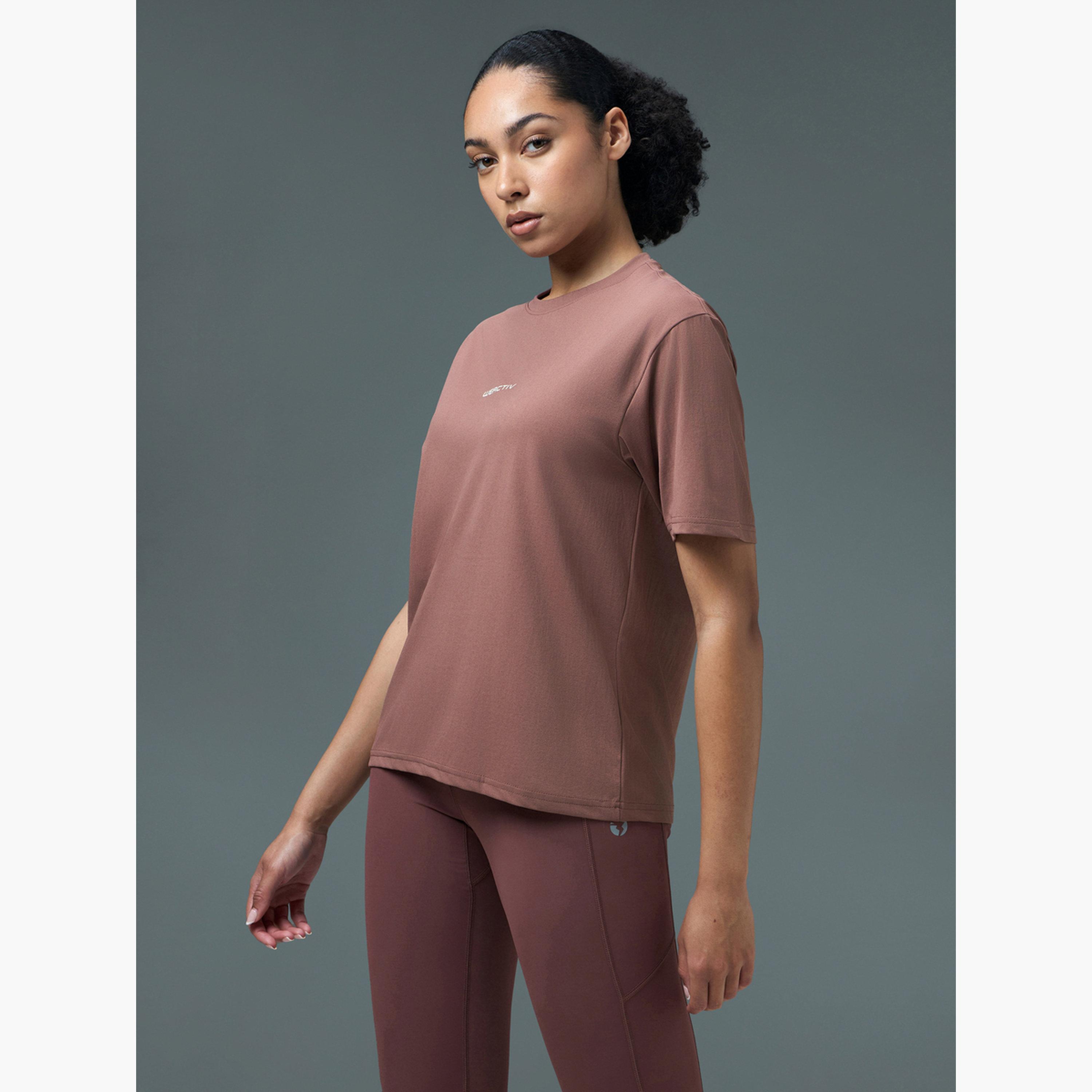 Technosport Women Boxy Fit Round Neck Sports T-Shirt-sports-women-clothing-tshirtsandvests-image-2