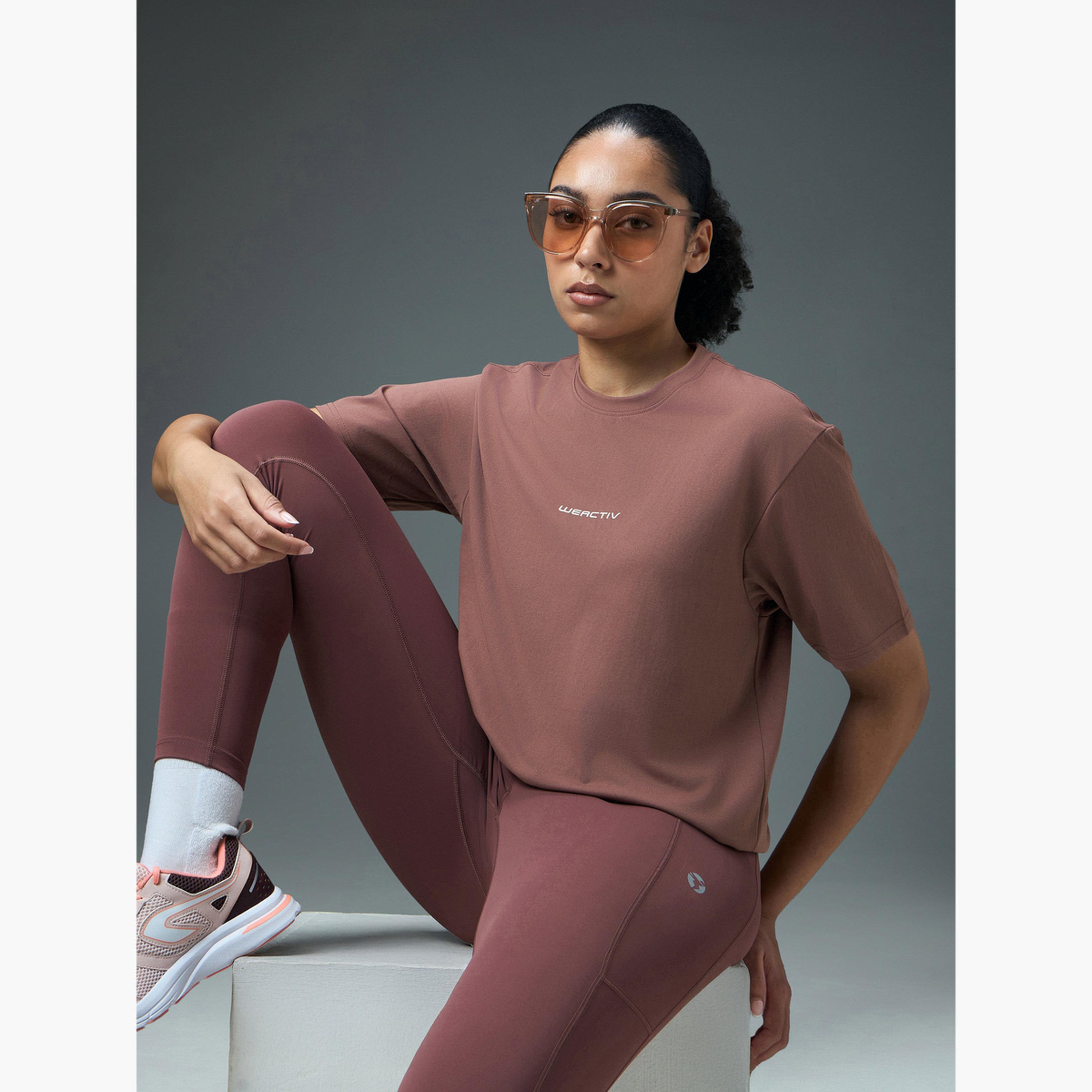 Technosport Women Boxy Fit Round Neck Sports T-Shirt-sports-women-clothing-tshirtsandvests-image-4