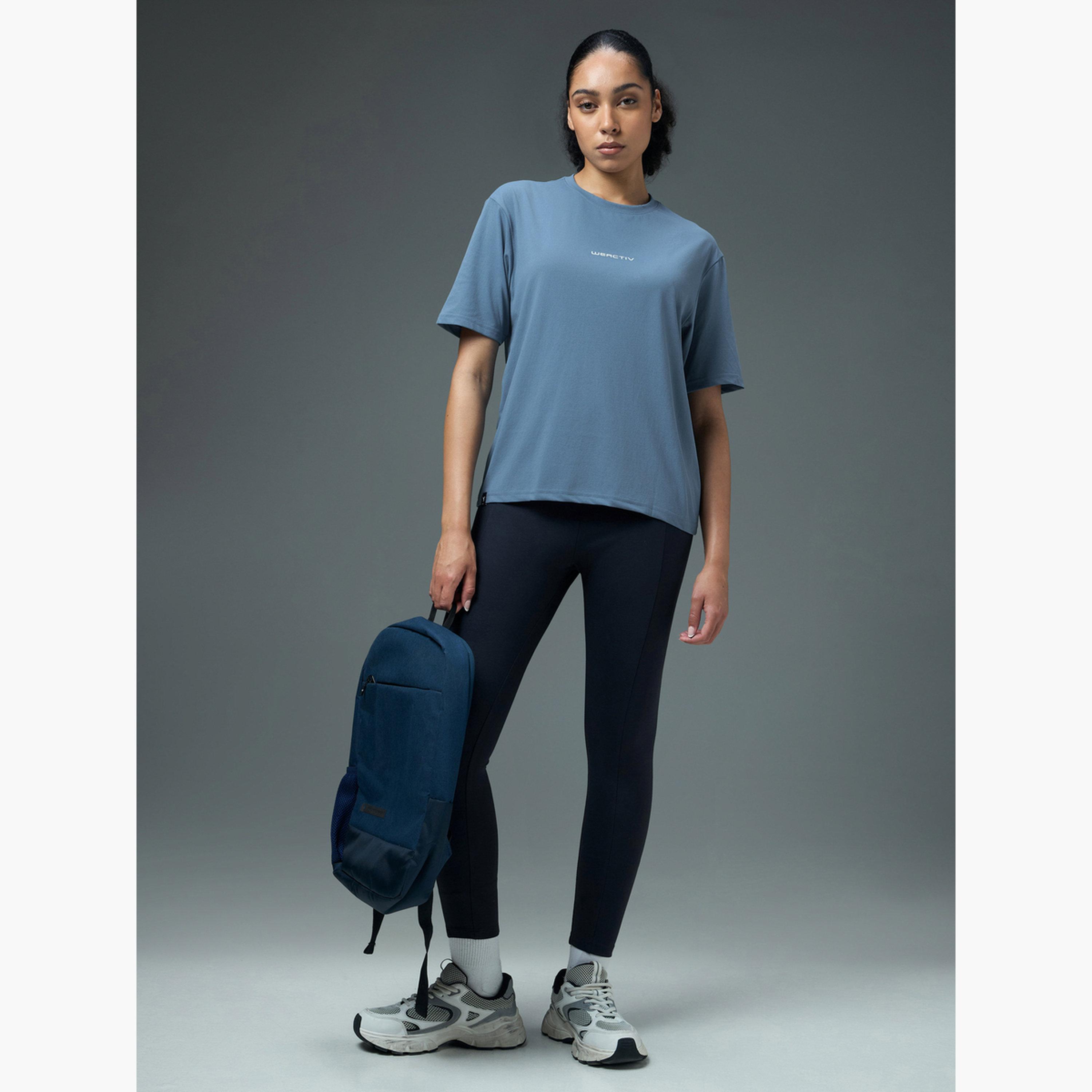 Technosport Women Boxy Fit Round Neck Sports T-Shirt-sports-women-clothing-tshirtsandvests-image-3