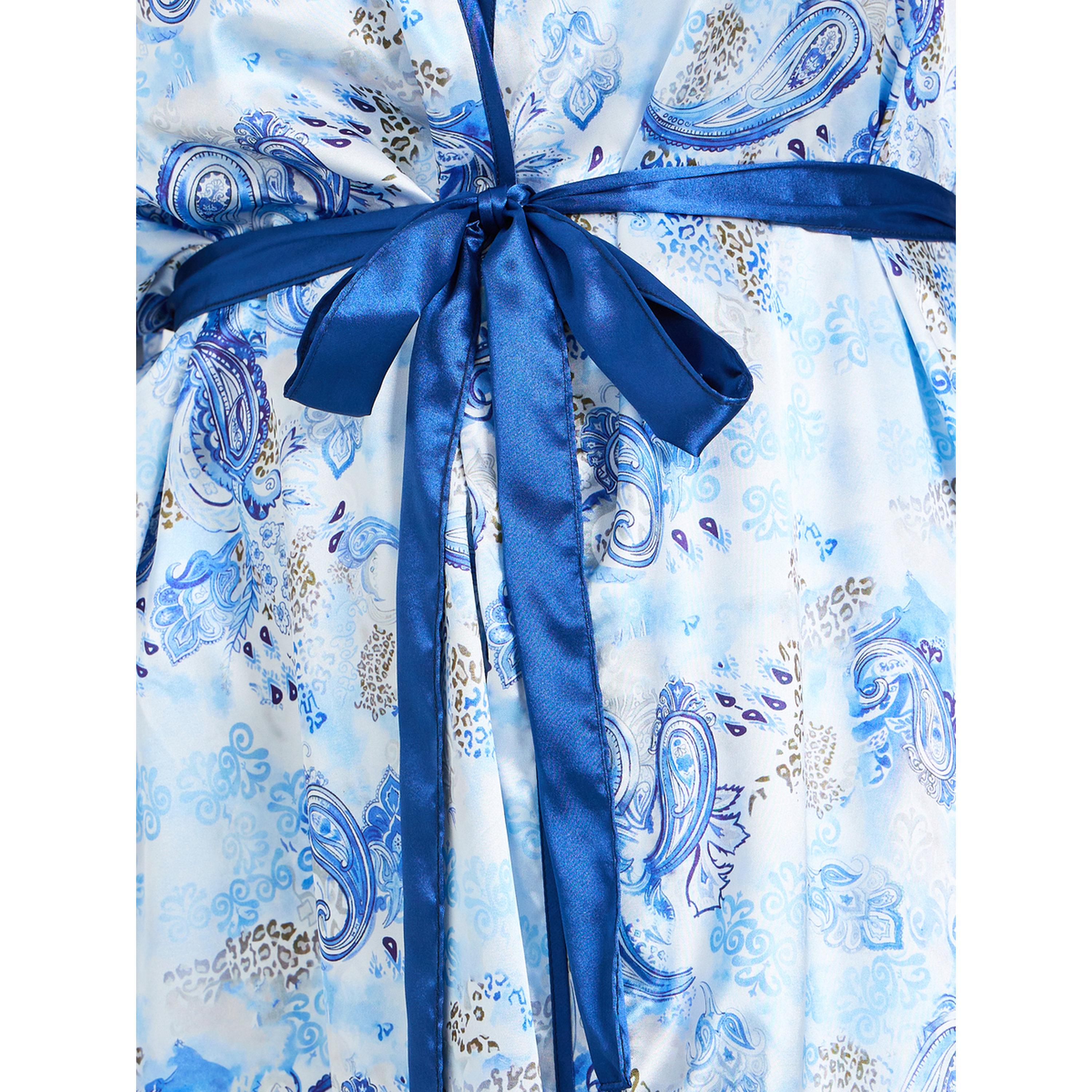 Take Two Plus Size Women Printed Robe and Satin Slip Dress-women-clothing-nightwear-robes-image-5