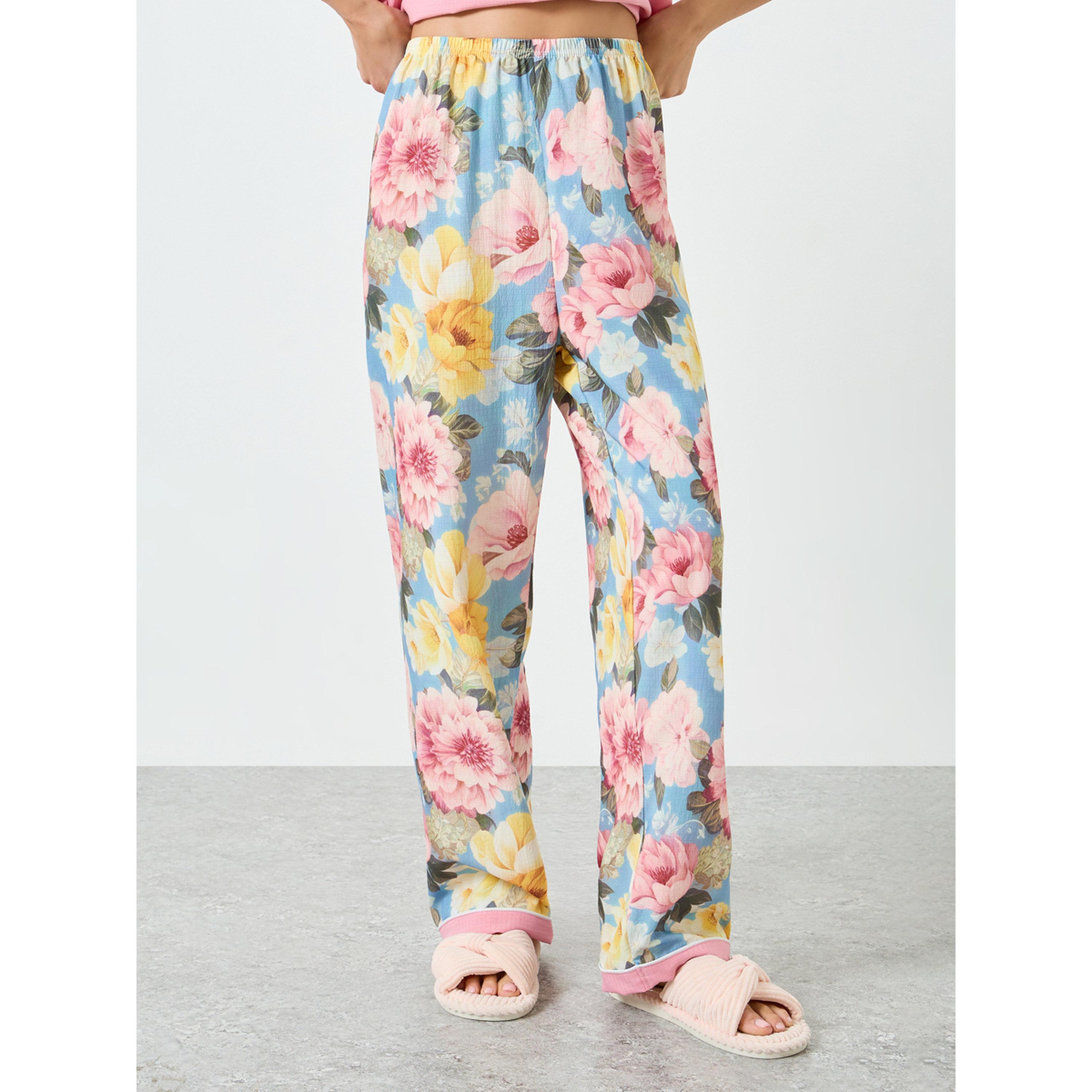 Take Two Women Cami Top and Floral Printed Pyjama Set-women-clothing-nightwear-pyjamas-longsets-image-4