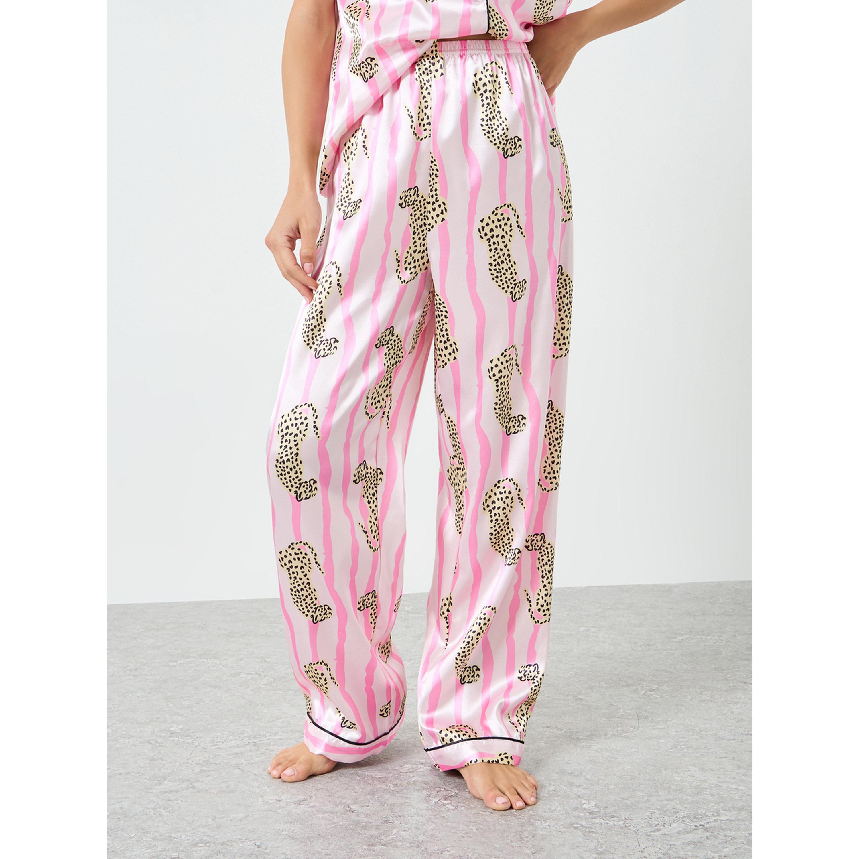 Take Two Women Graphic Printed Short Sleeve Shirt and Pyjama Set-women-clothing-nightwear-pyjamas-longsets-image-4