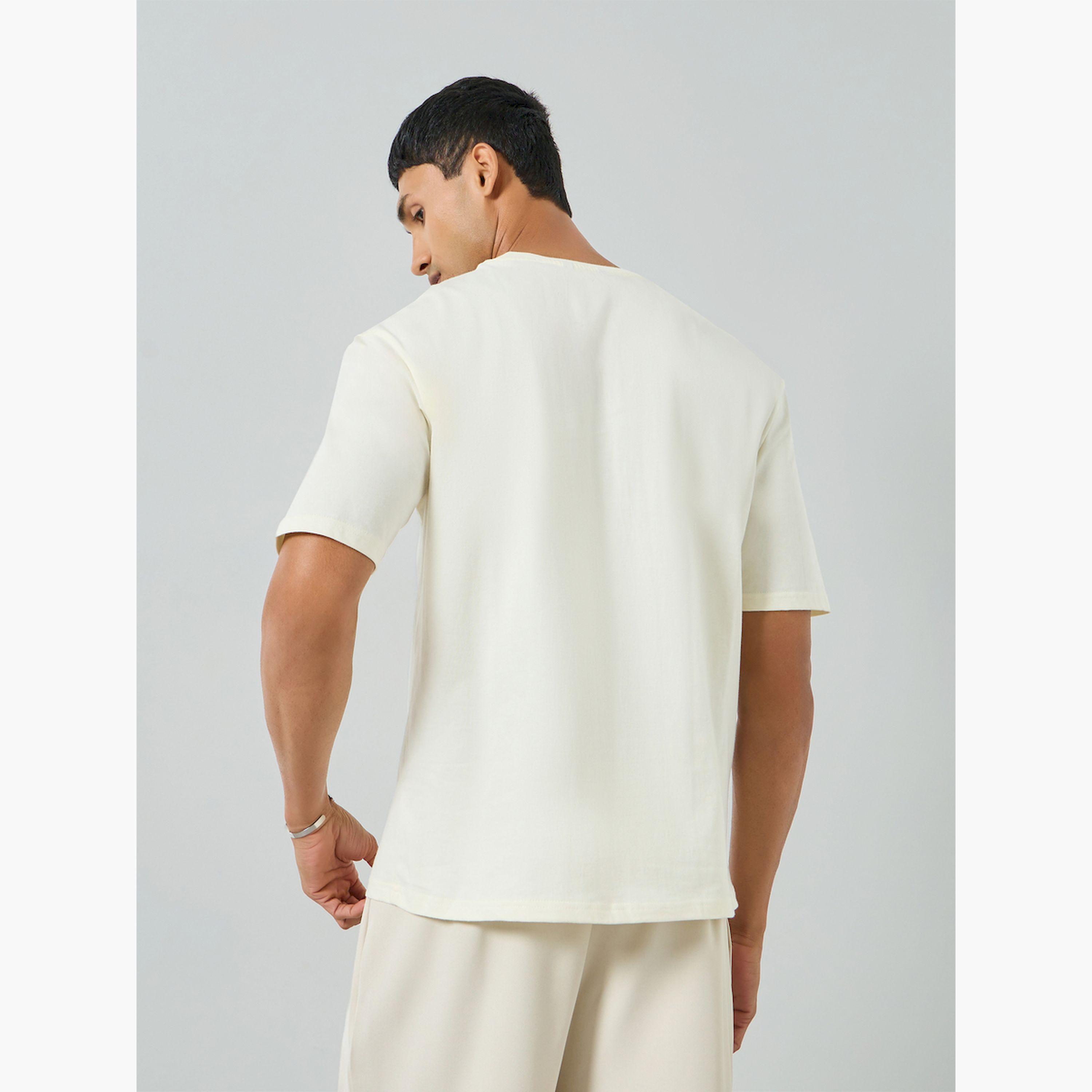 Styli Men Off-White Graphic Print Oversized T-Shirt-men-clothing-tshirtsandpolos-tshirts-image-4