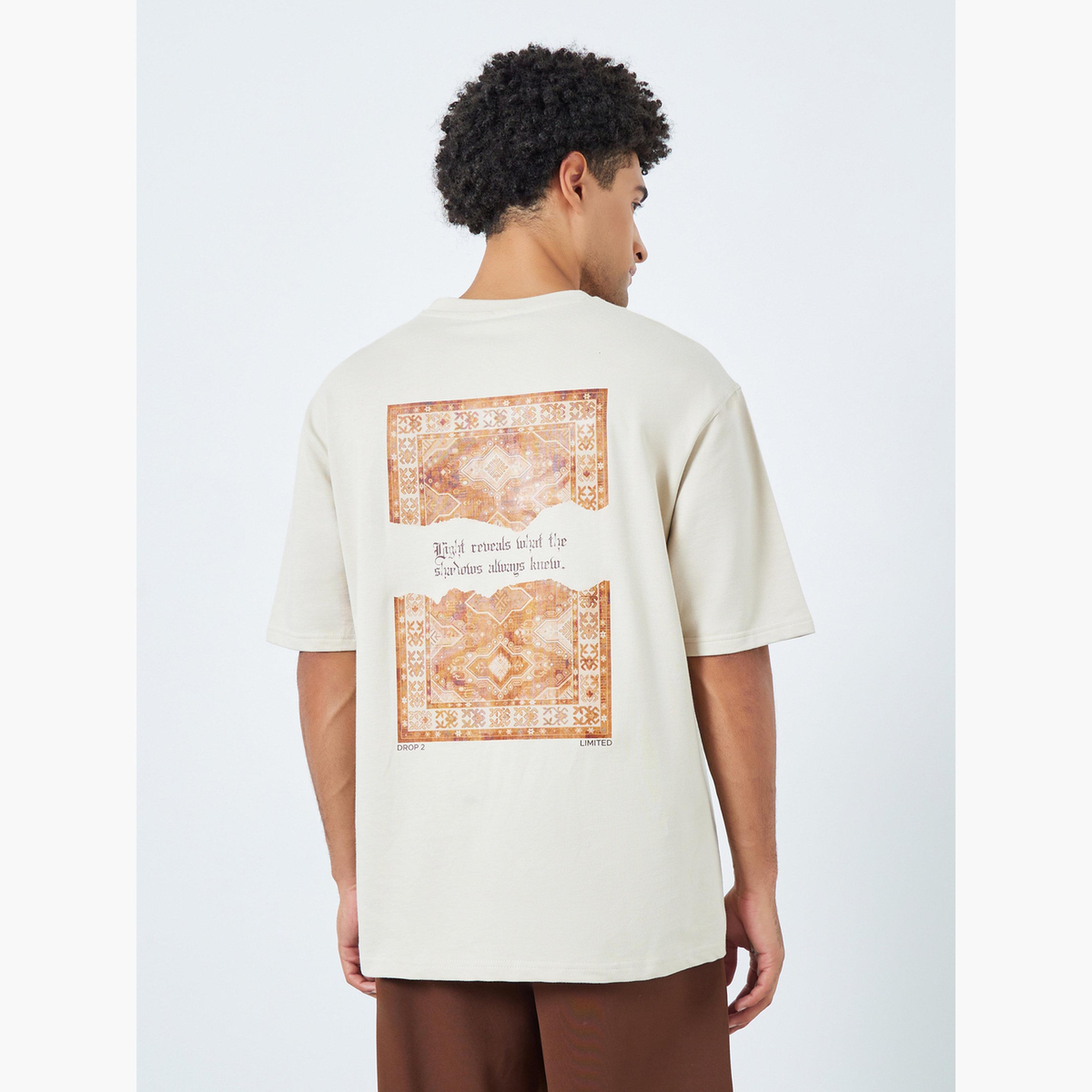 Styli Men Back Tapestry Print Oversized T-Shirt-men-clothing-tshirtsandpolos-polos-image-4