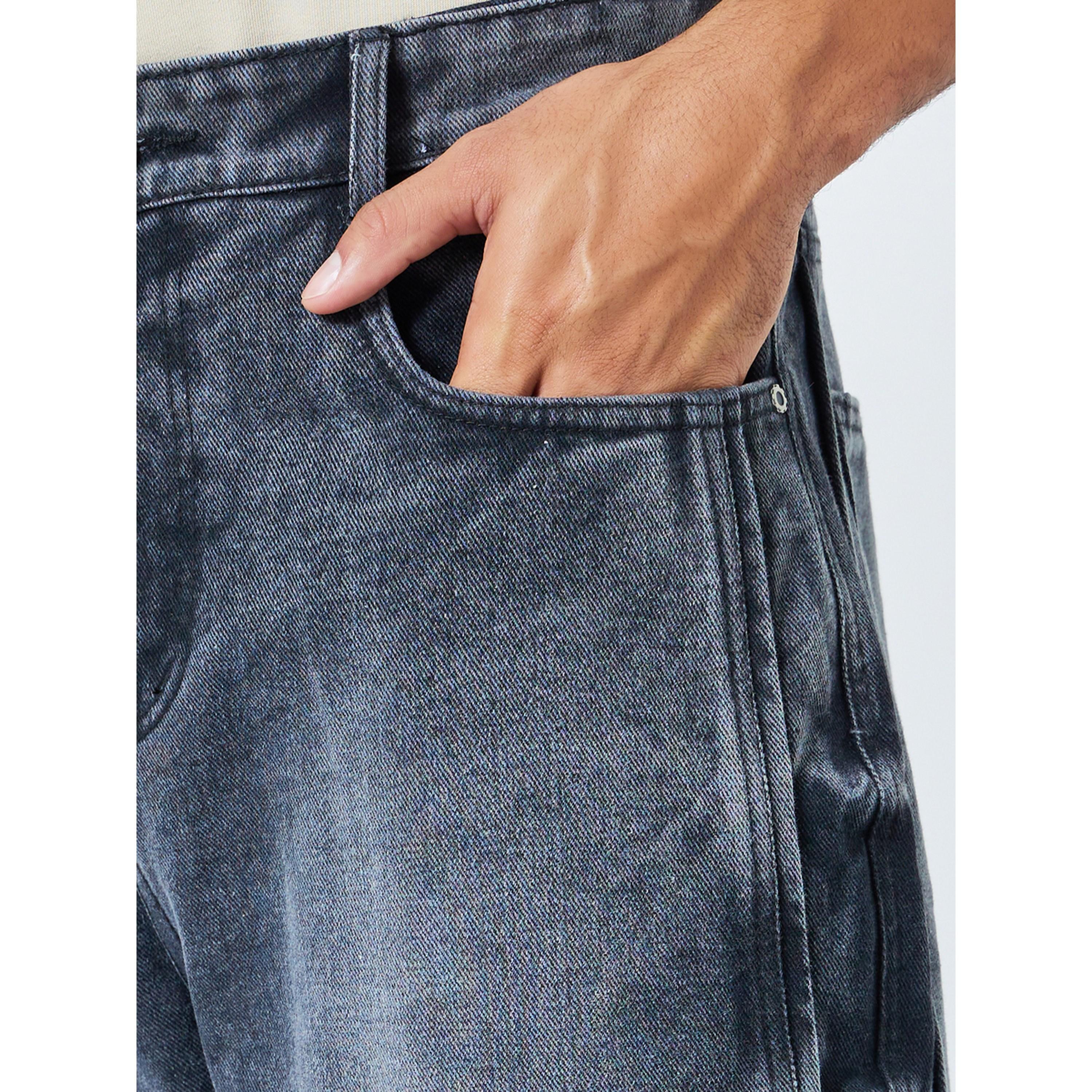 جينز بقصة واسعة وبتفاصيل مغسولة للرجال-men-clothing-bottoms-jeans-image-4