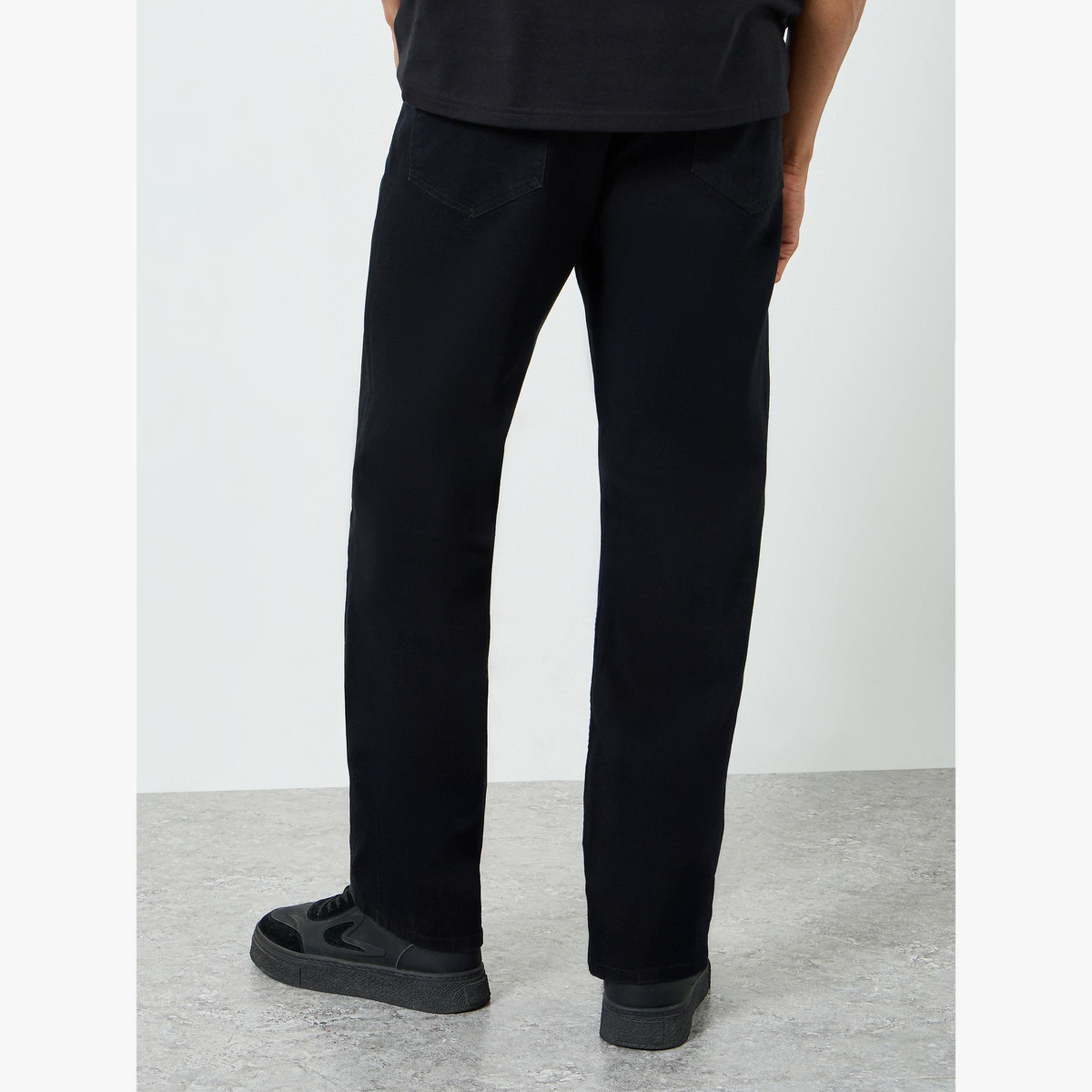 جينز قصة مريحة مع رباط سحب للرجال-men-clothing-bottoms-joggers-image-5