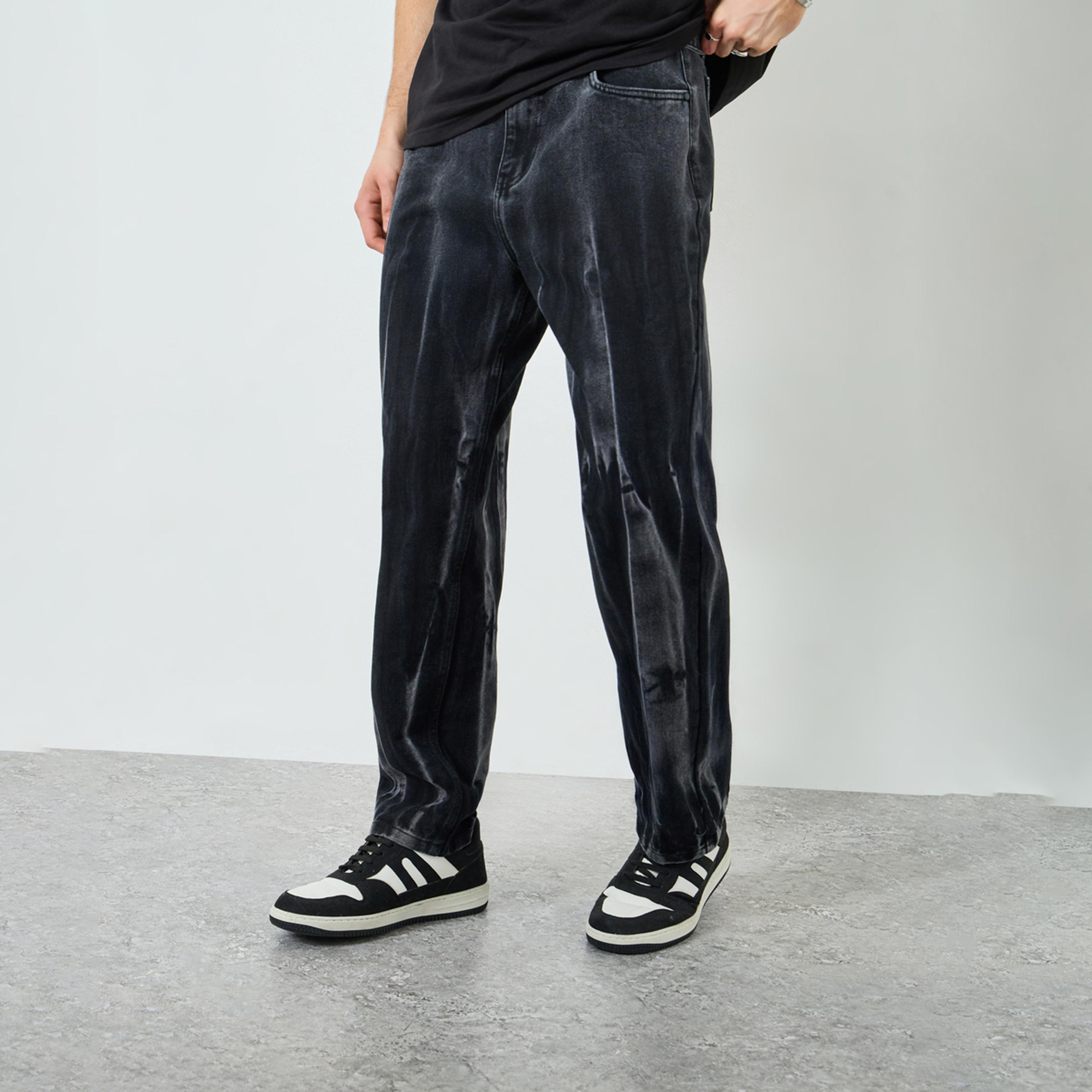 Styli Men Loose Fit Washed Jeans-men-clothing-bottoms-jeans-image-1