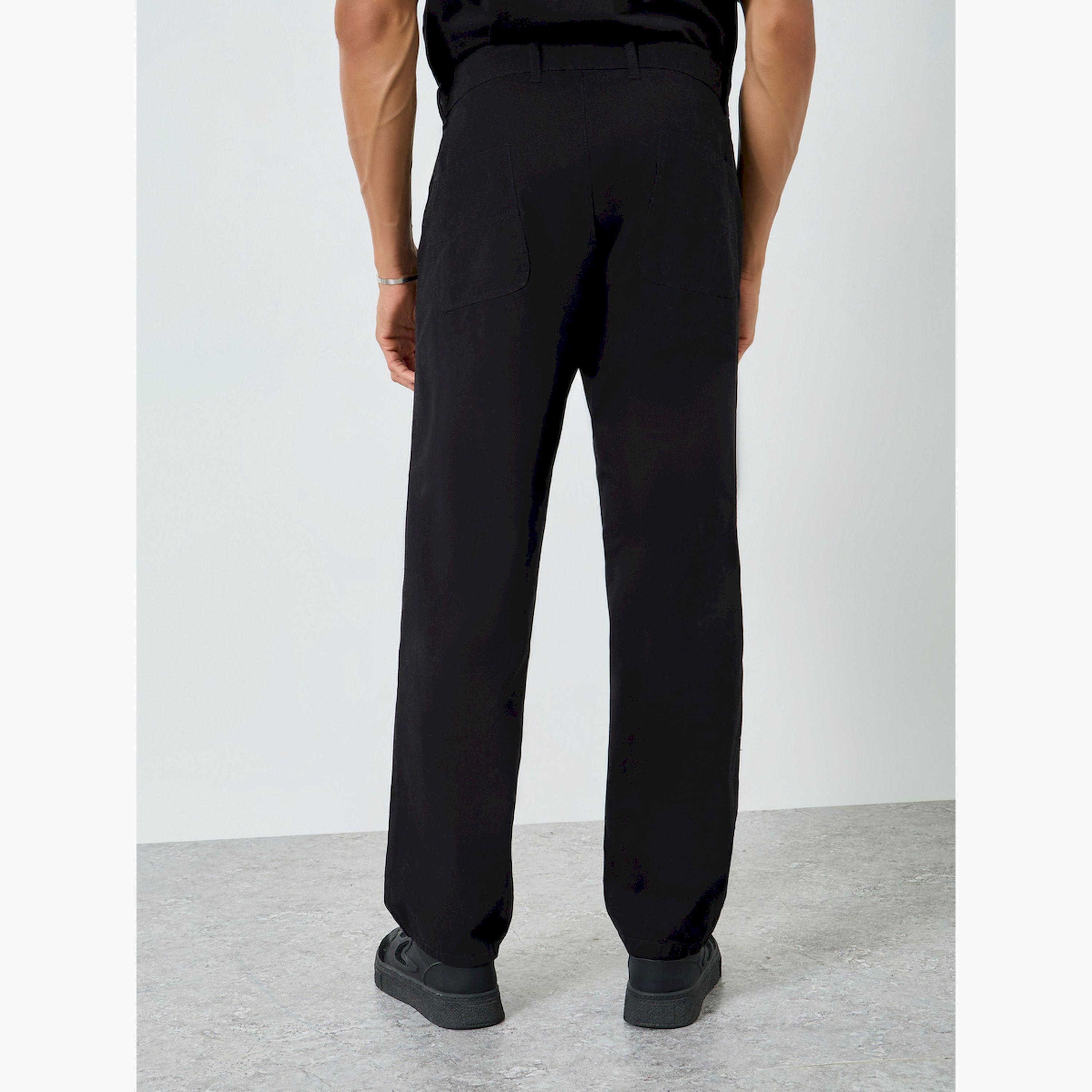 Styli Men Black Relaxed Fit Chinos-men-clothing-bottoms-trousersandchinos-chinos-image-4