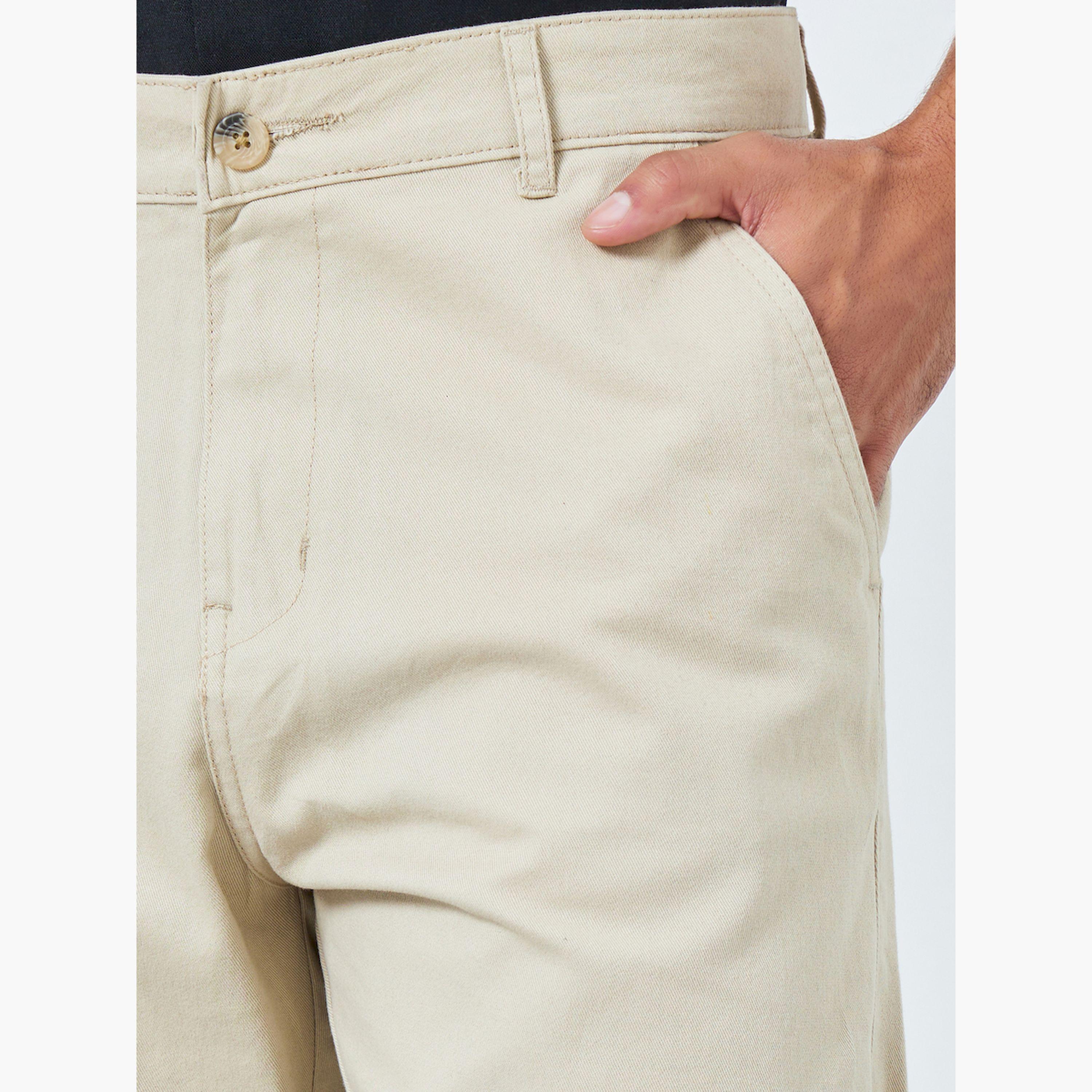 Styli Men Beige Relaxed Fit Chinos-men-clothing-bottoms-trousersandchinos-chinos-image-4
