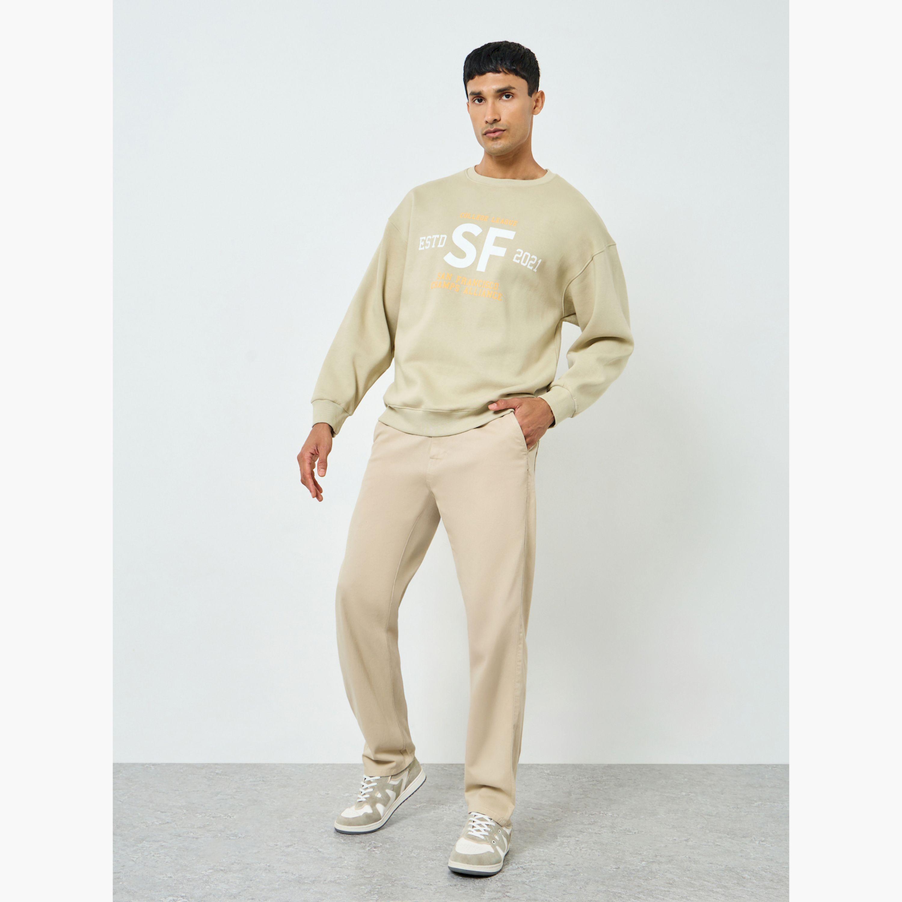 Styli Men Khaki Relaxed Fit Chinos-men-clothing-bottoms-trousersandchinos-chinos-image-2