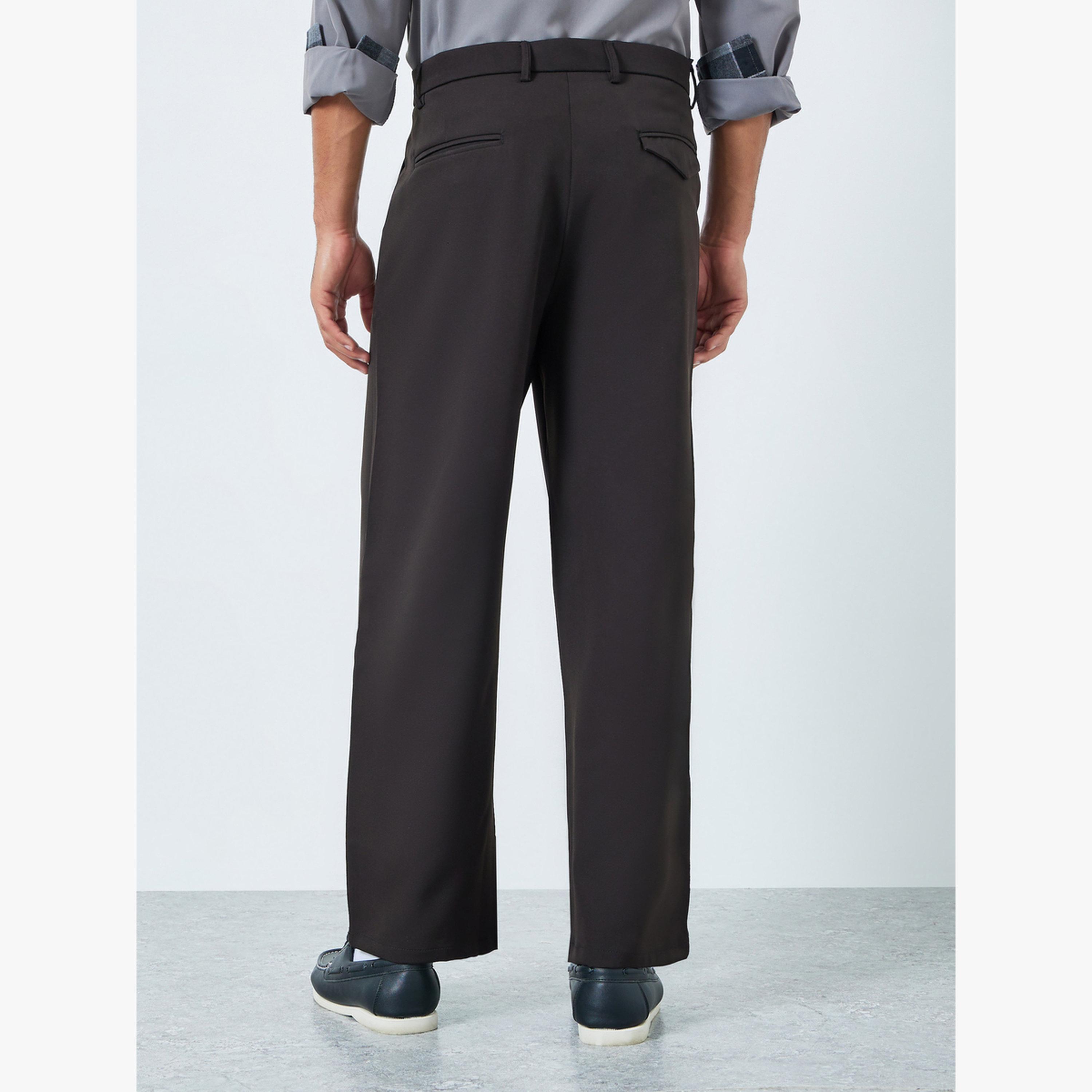 Styli Men High Rise Wide Leg Korean Pants-men-clothing-trousersandchinos-trousers-image-3